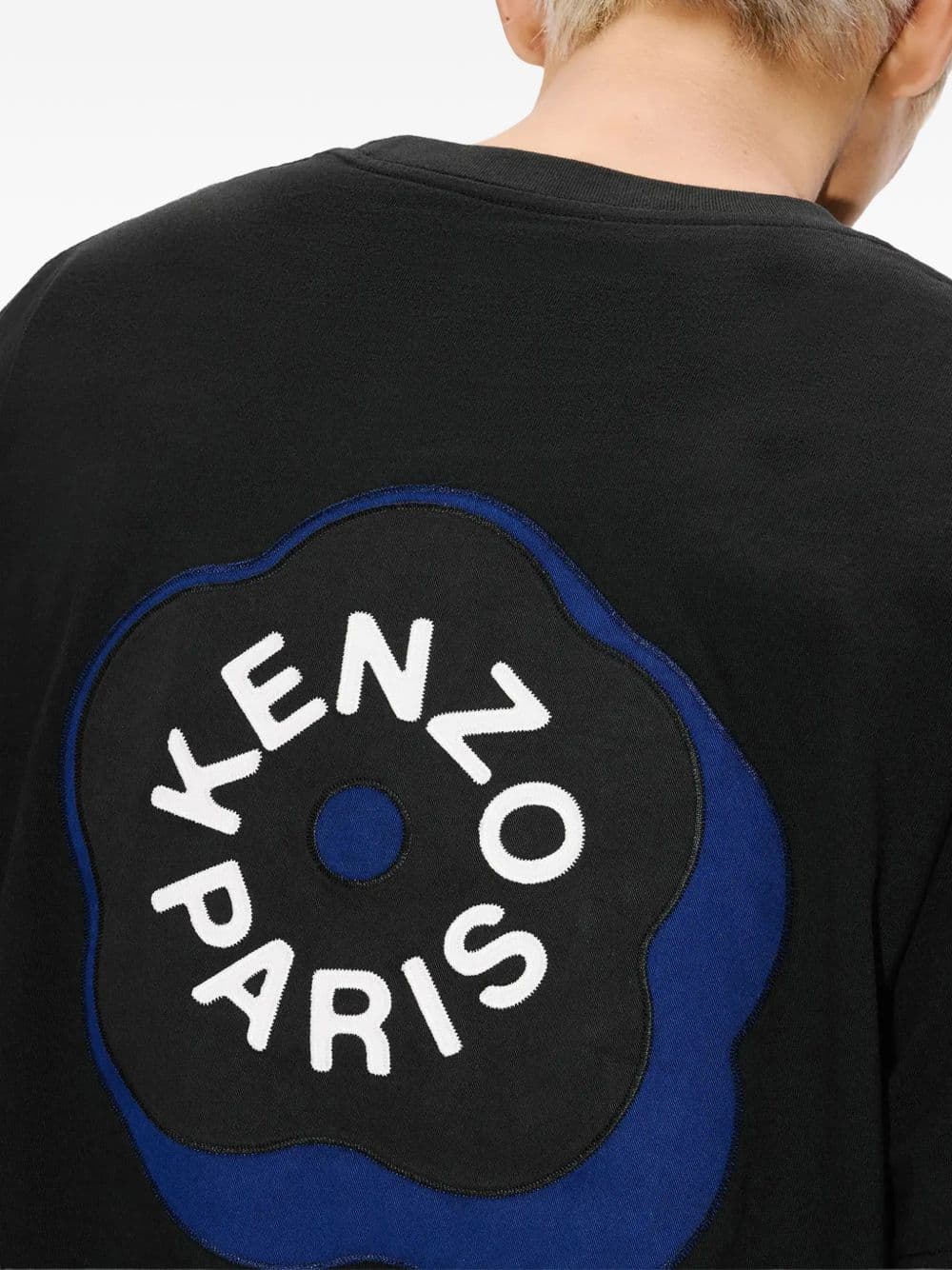 Kenzo kenzo t-shirt stampa posteriore uomo nero - 3