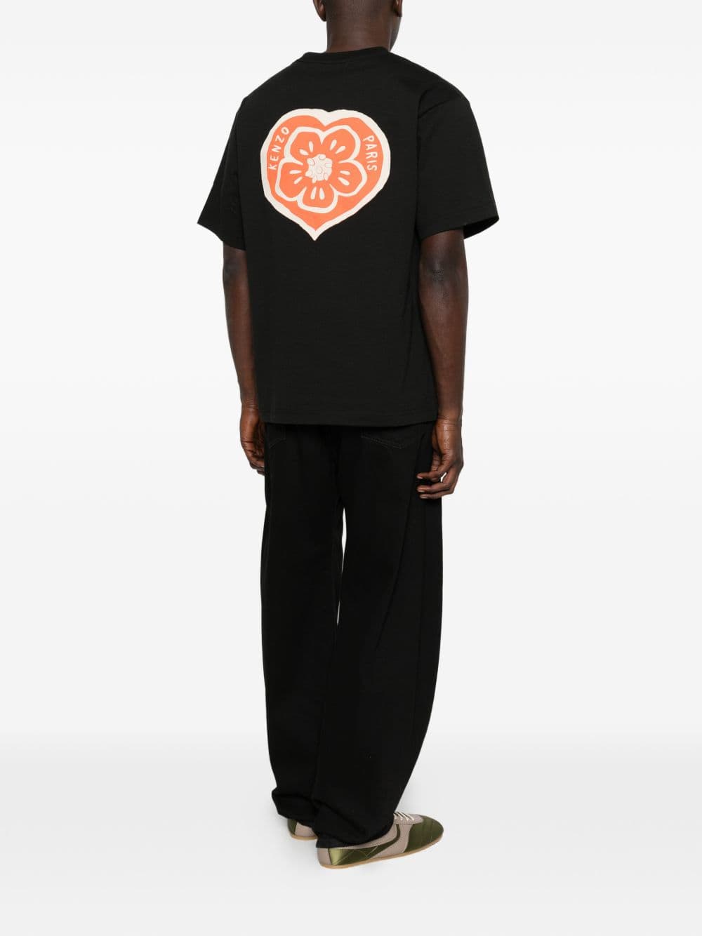 Kenzo kenzo t-shirt cuore posteriore uomo nero - 3