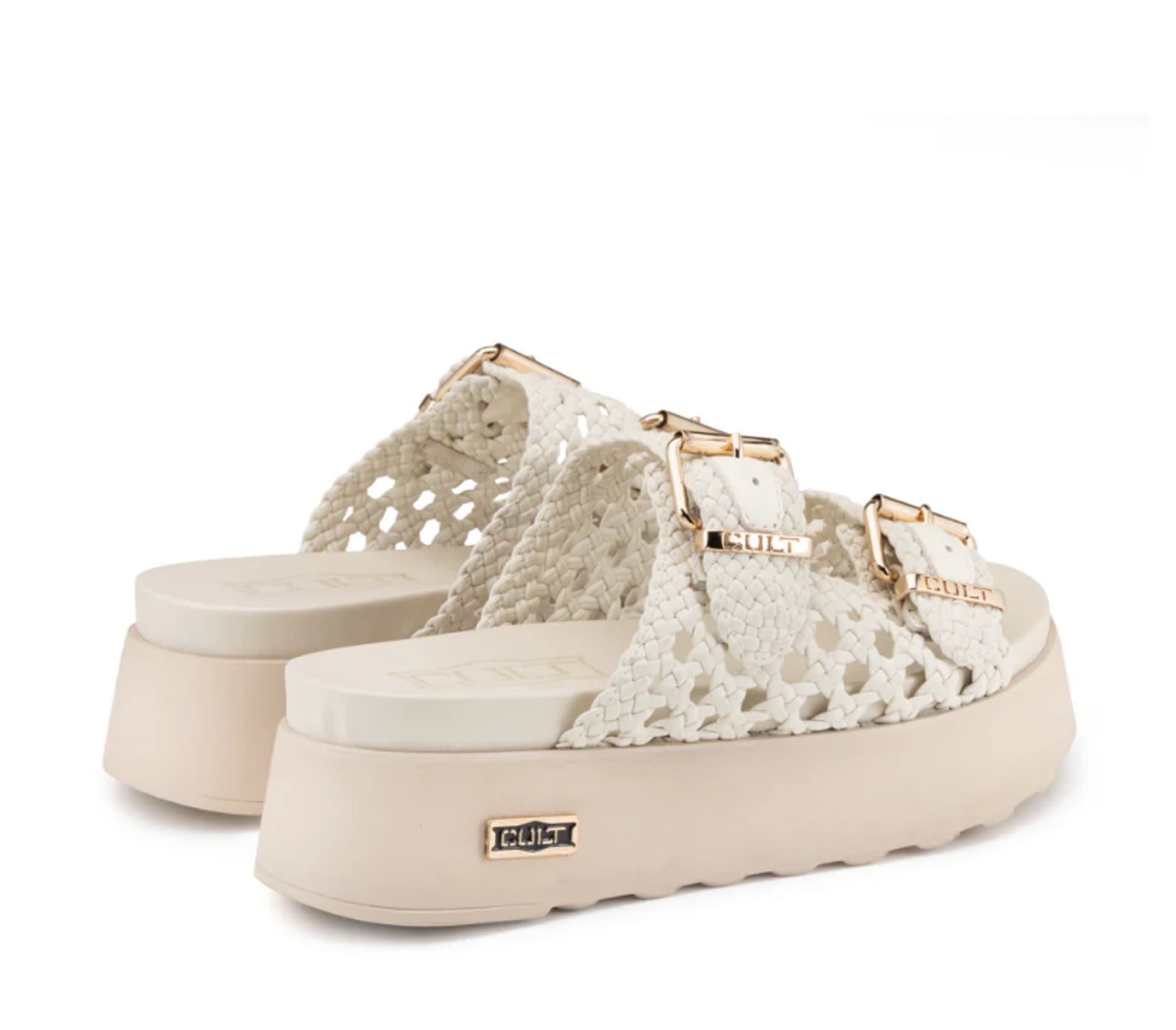 CULT Sandali Donna Cult CLW474001 Bianco Sporco - 5