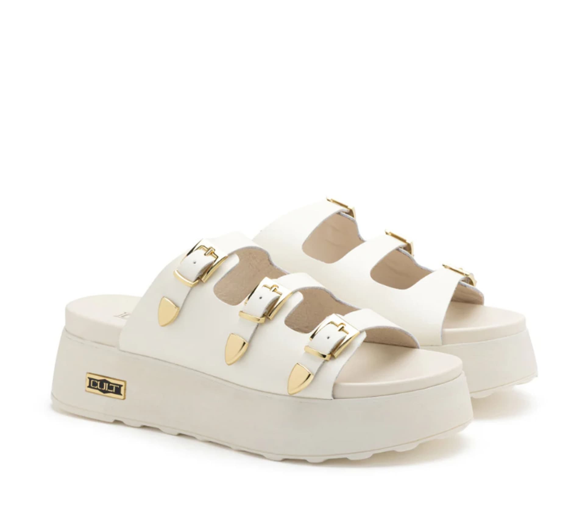 CULT Sandali Donna Cult CLW473901 Bianco Sporco - 3