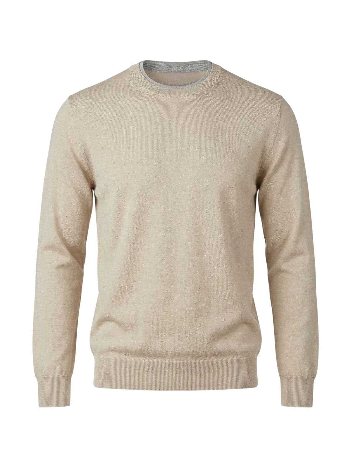 Eleventy maglie uomo eleventy - maglia girocollo - sabbia - 5