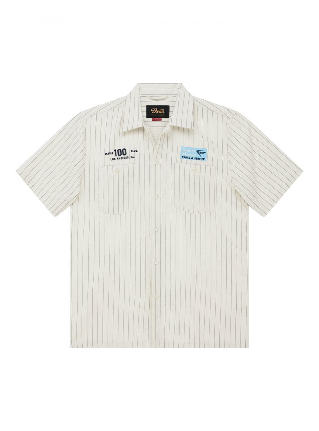 DEUS EX MACHINA FORECOURT STRIPE SHIRT - 4