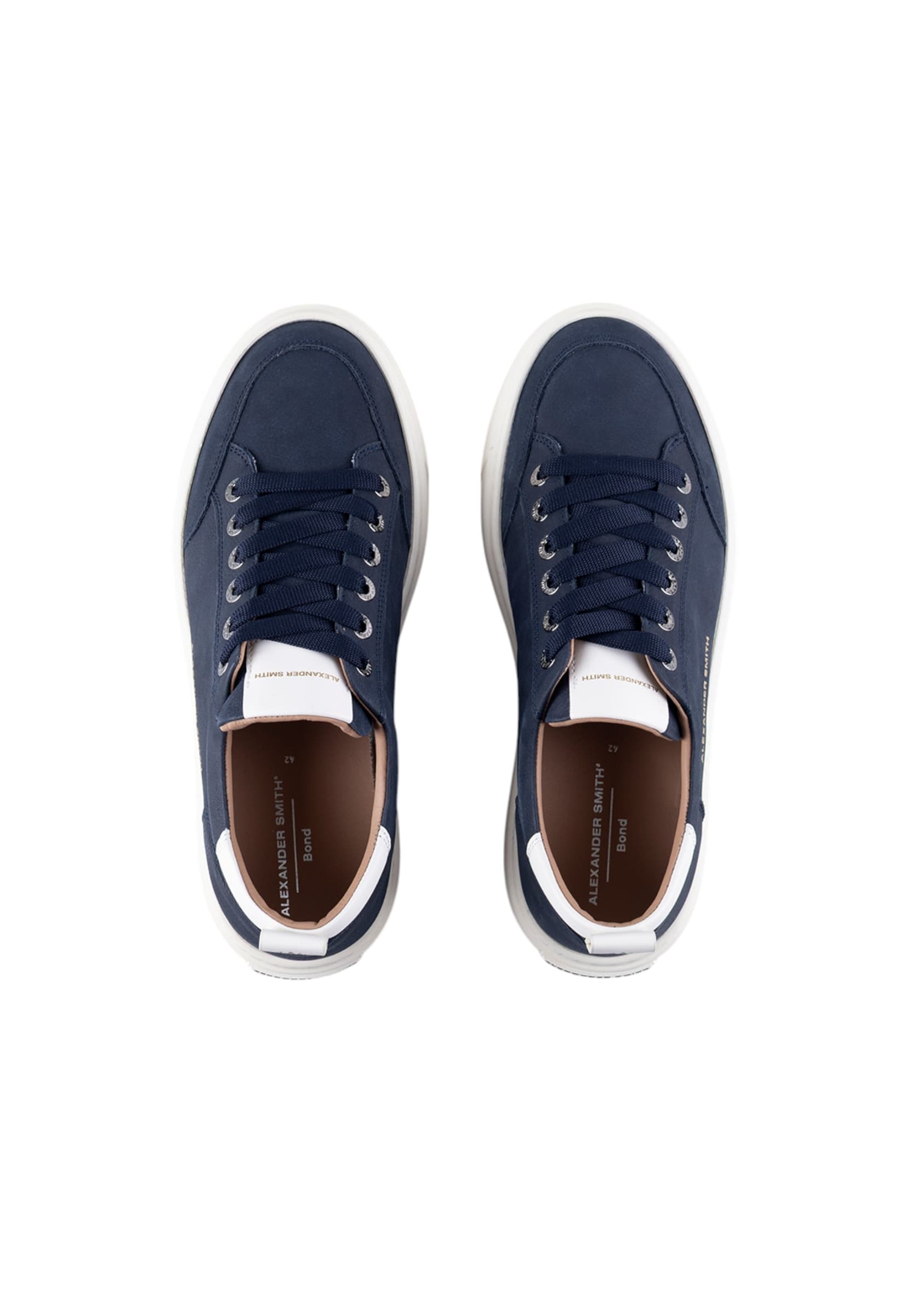 ALEXANDER SMITH asbcbdm-3258-lwt Alexander Smith Uomo Pelle Blu - 5