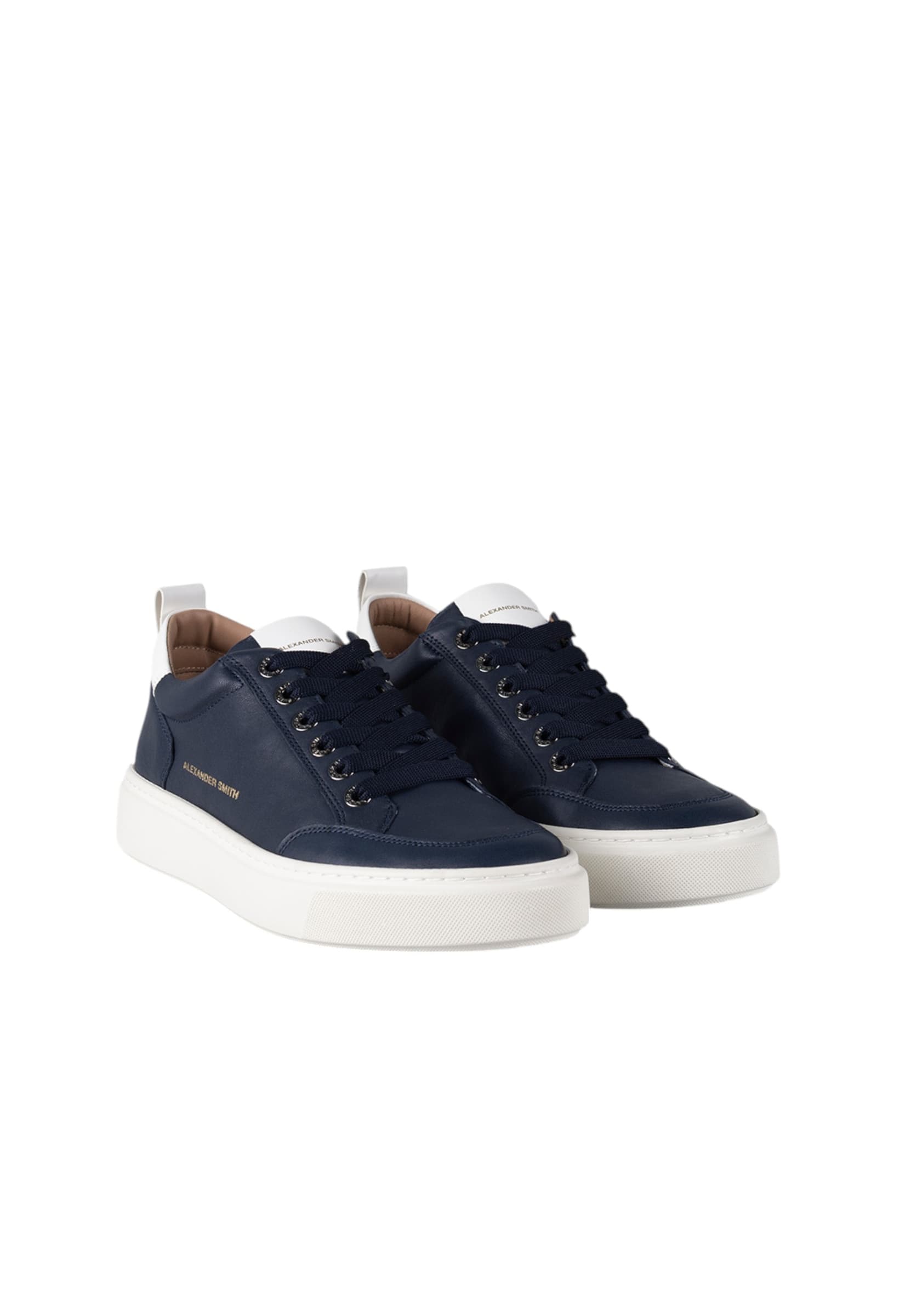 ALEXANDER SMITH asbcbdm-3298-lwt Alexander Smith Uomo Pelle Blu - 2