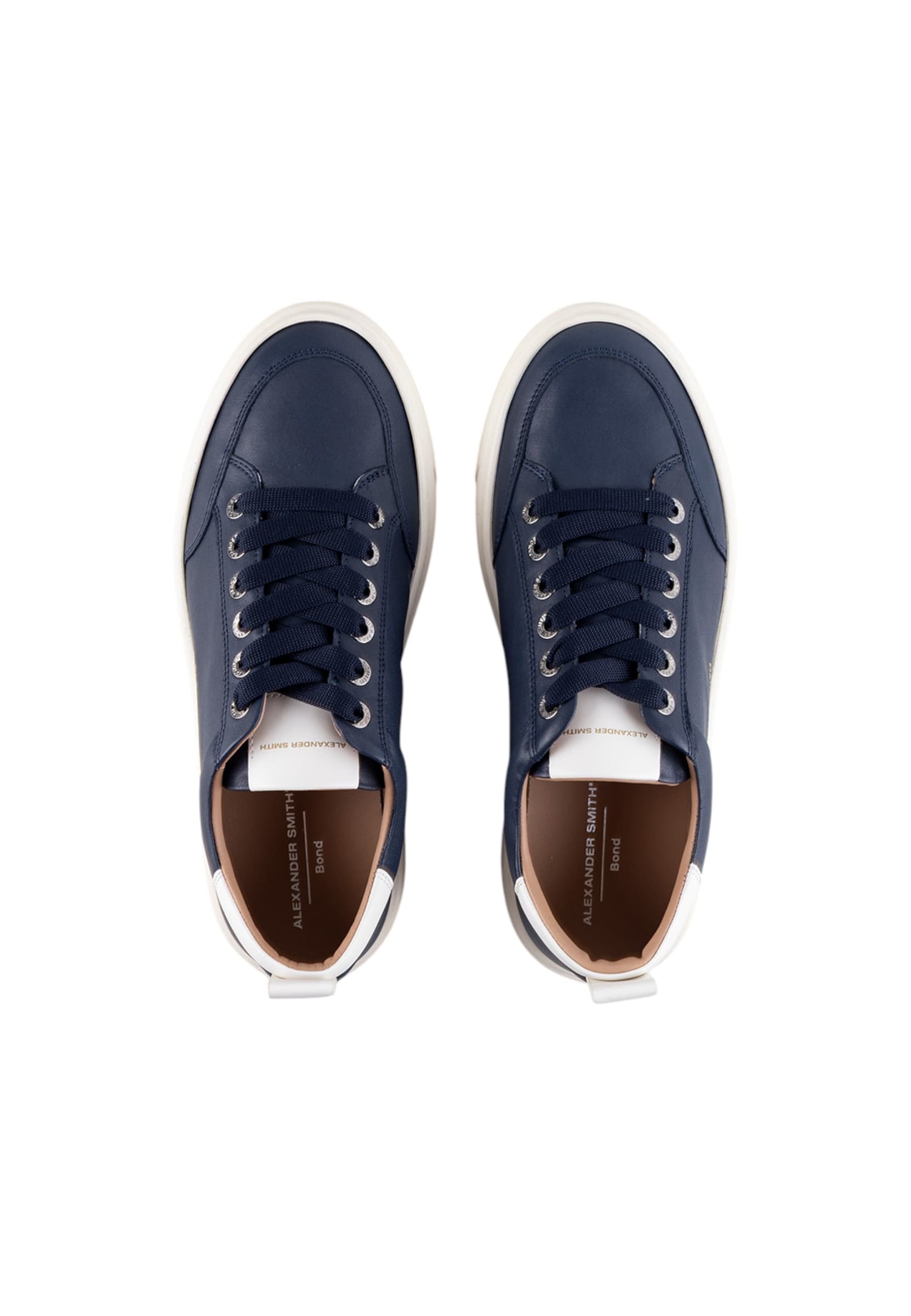 ALEXANDER SMITH asbcbdm-3298-lwt Alexander Smith Uomo Pelle Blu - 5