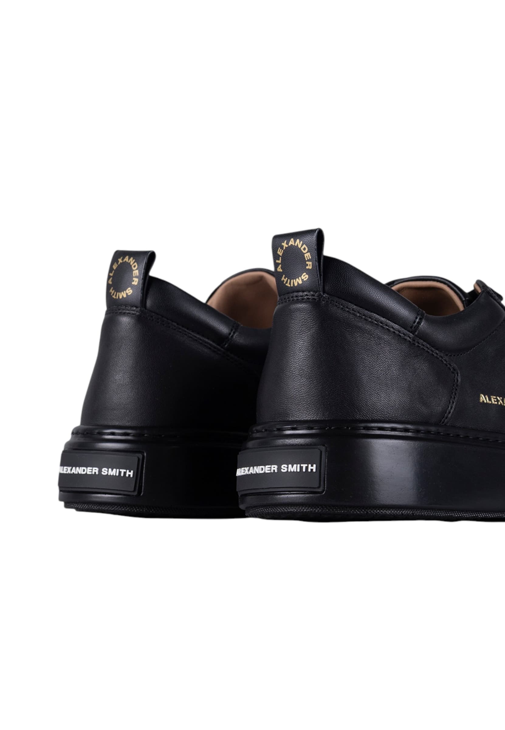 ALEXANDER SMITH asbcbdm-3264-tbk Alexander Smith Uomo Pelle Nero - 4