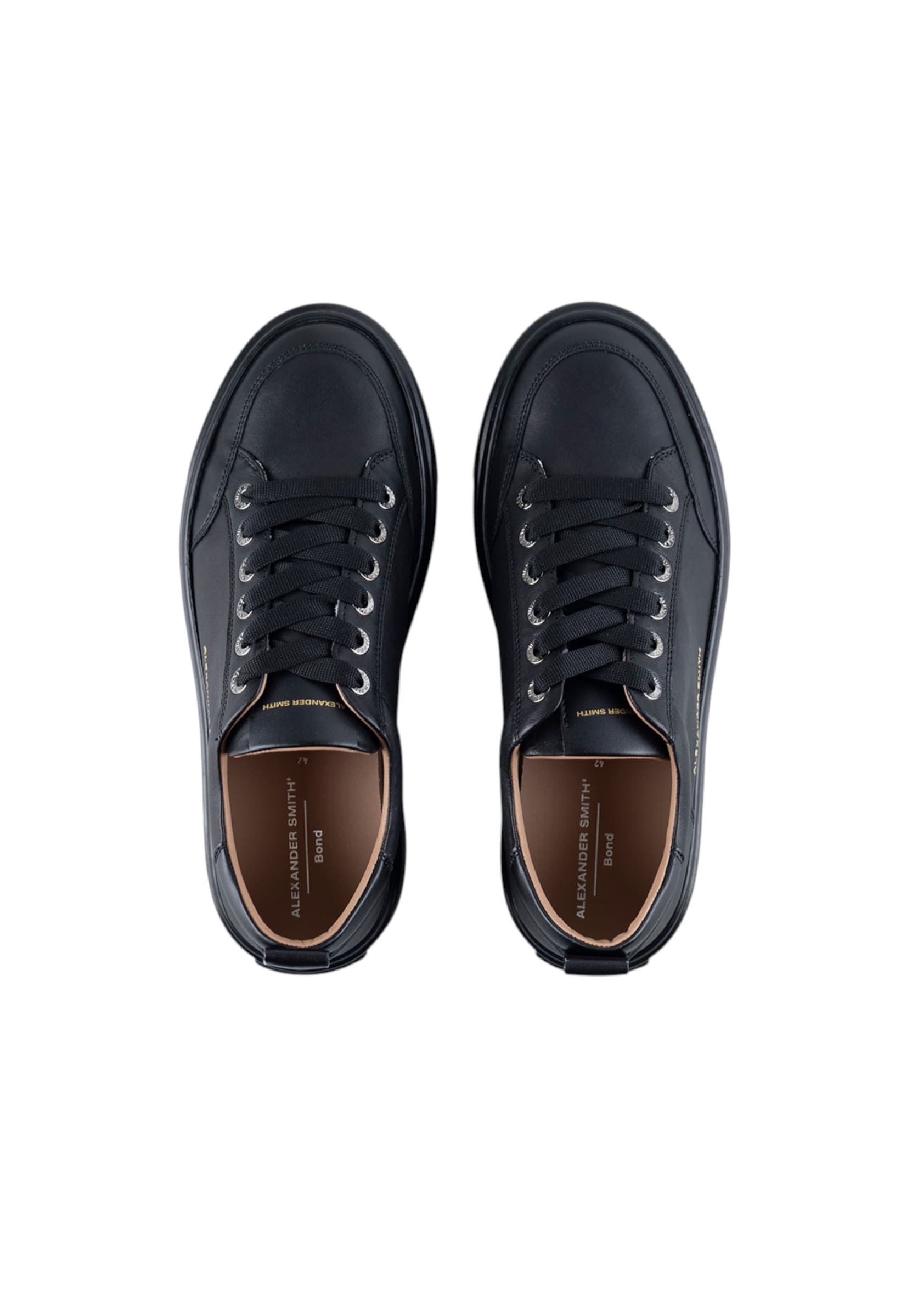 ALEXANDER SMITH asbcbdm-3264-tbk Alexander Smith Uomo Pelle Nero - 5