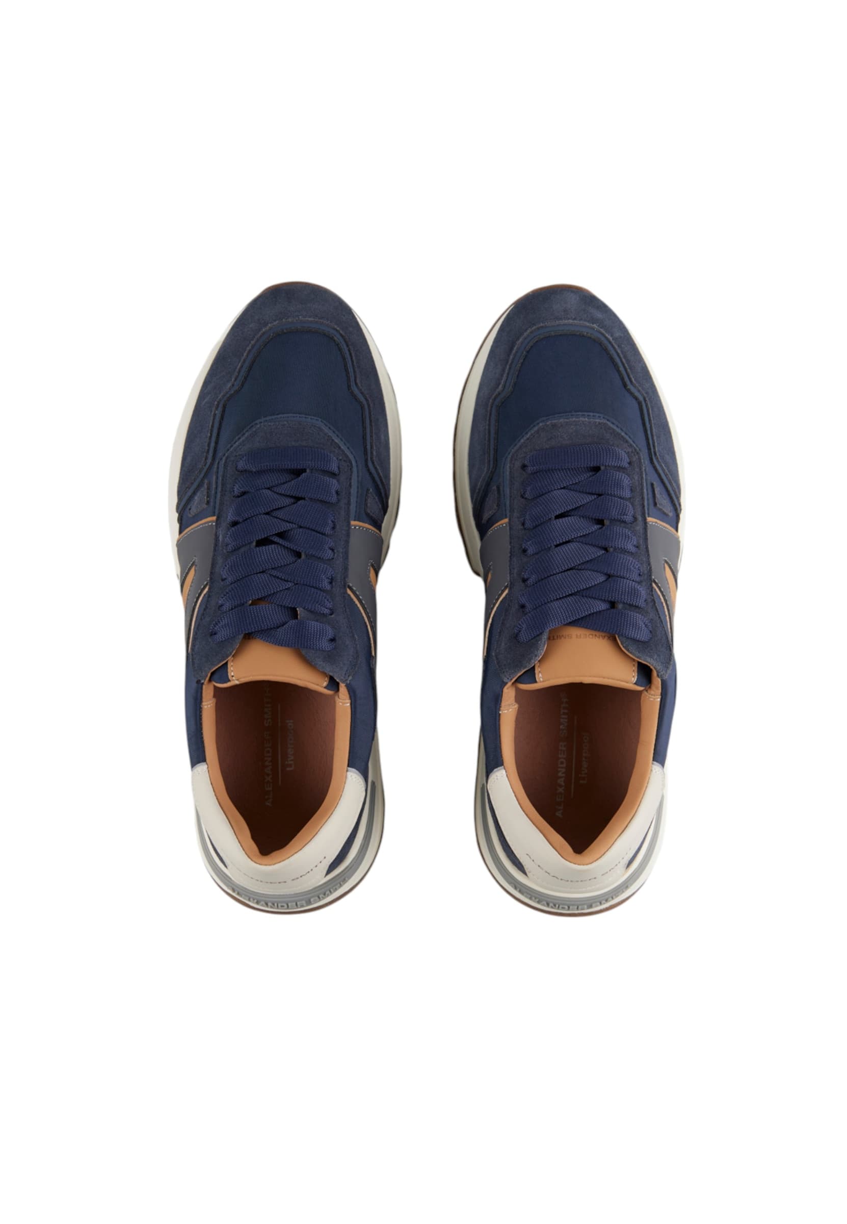 ALEXANDER SMITH asbclpm-3253-ldm Alexander Smith Uomo Pelle Blu - 5