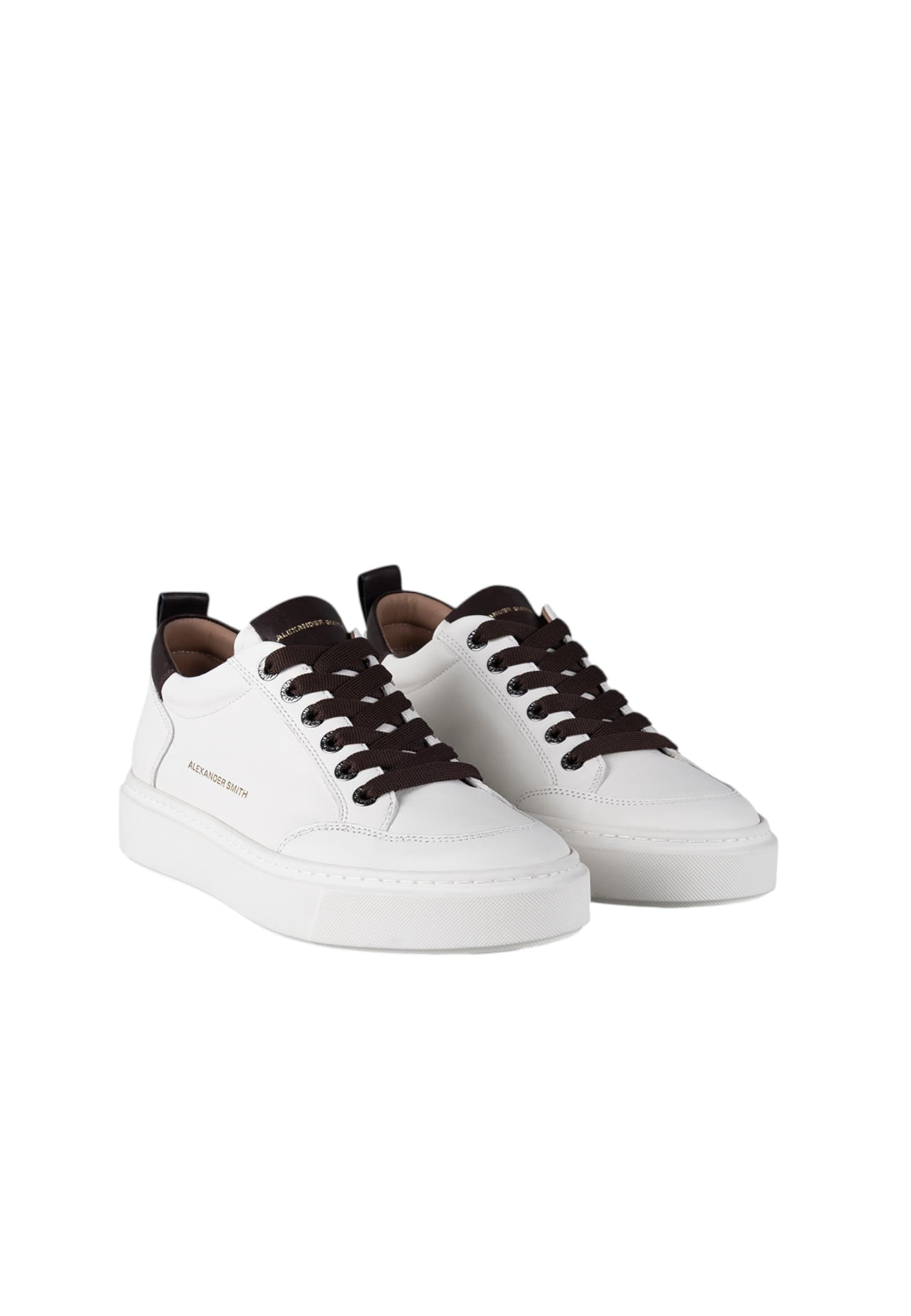 ALEXANDER SMITH asbcbdm-3297-wdb Alexander Smith Uomo Pelle Bianco - 2