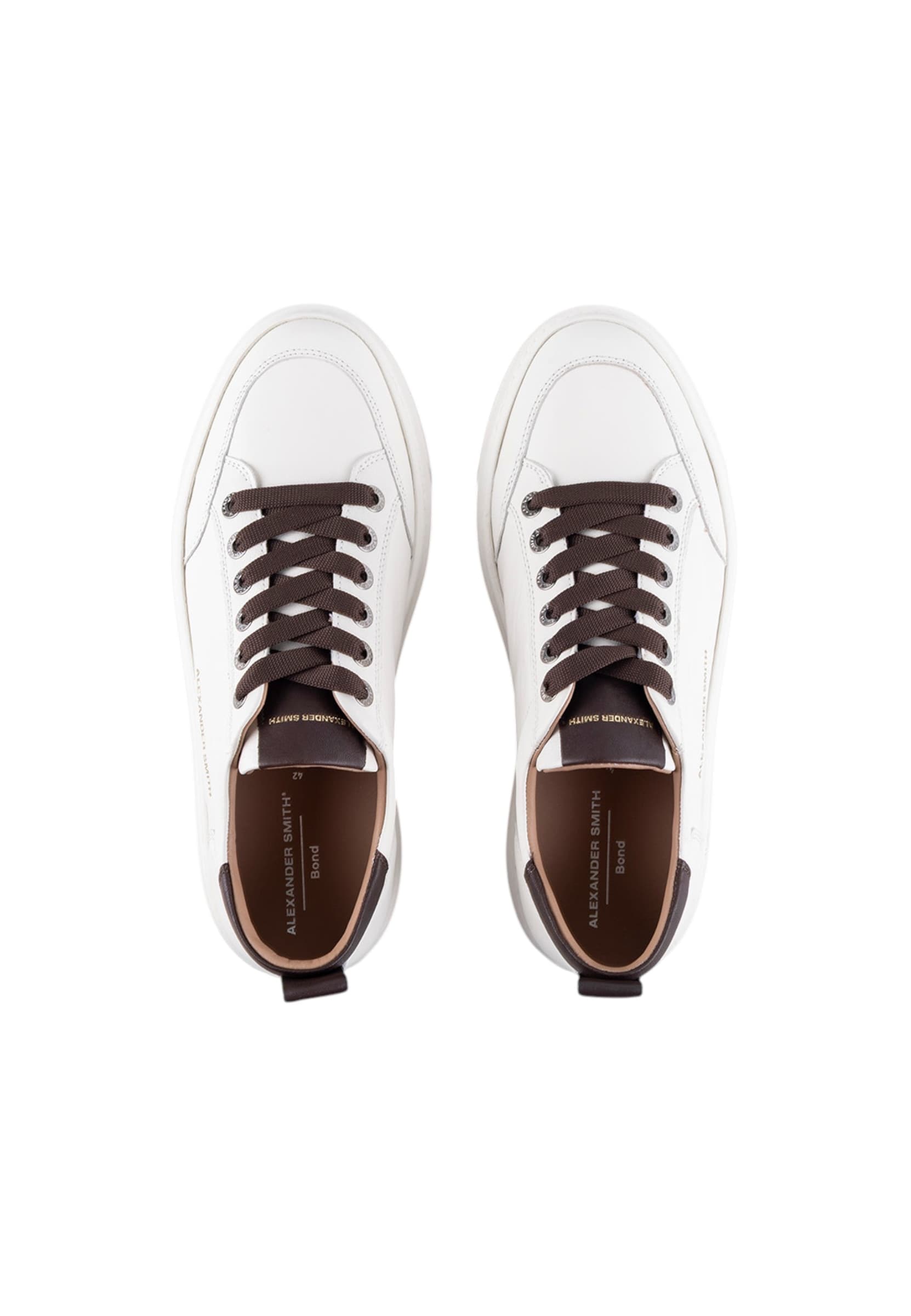 ALEXANDER SMITH asbcbdm-3297-wdb Alexander Smith Uomo Pelle Bianco - 5