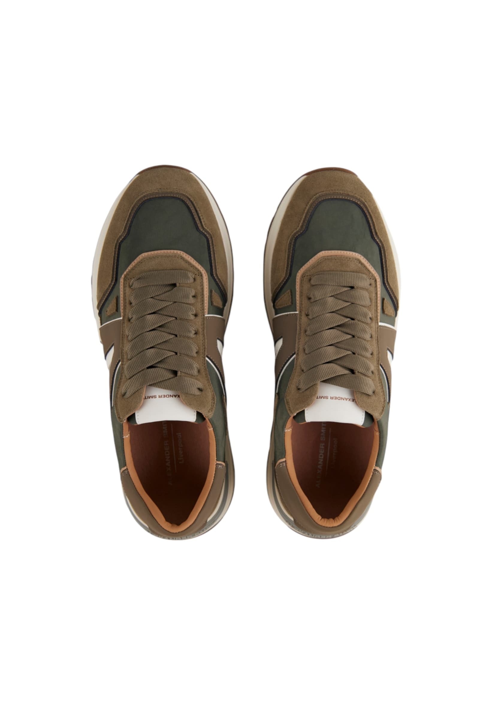 ALEXANDER SMITH asbclpm-3253-olv Alexander Smith Uomo Pelle Verde - 5