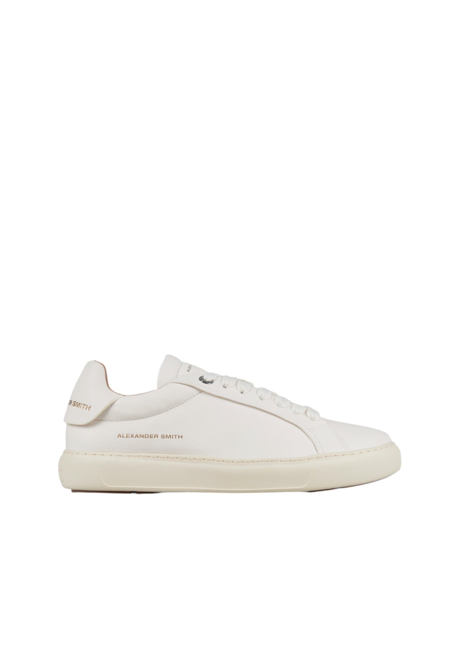 ALEXANDER SMITH asbcsom-3660-twt Alexander Smith Uomo Pelle Bianco - 6