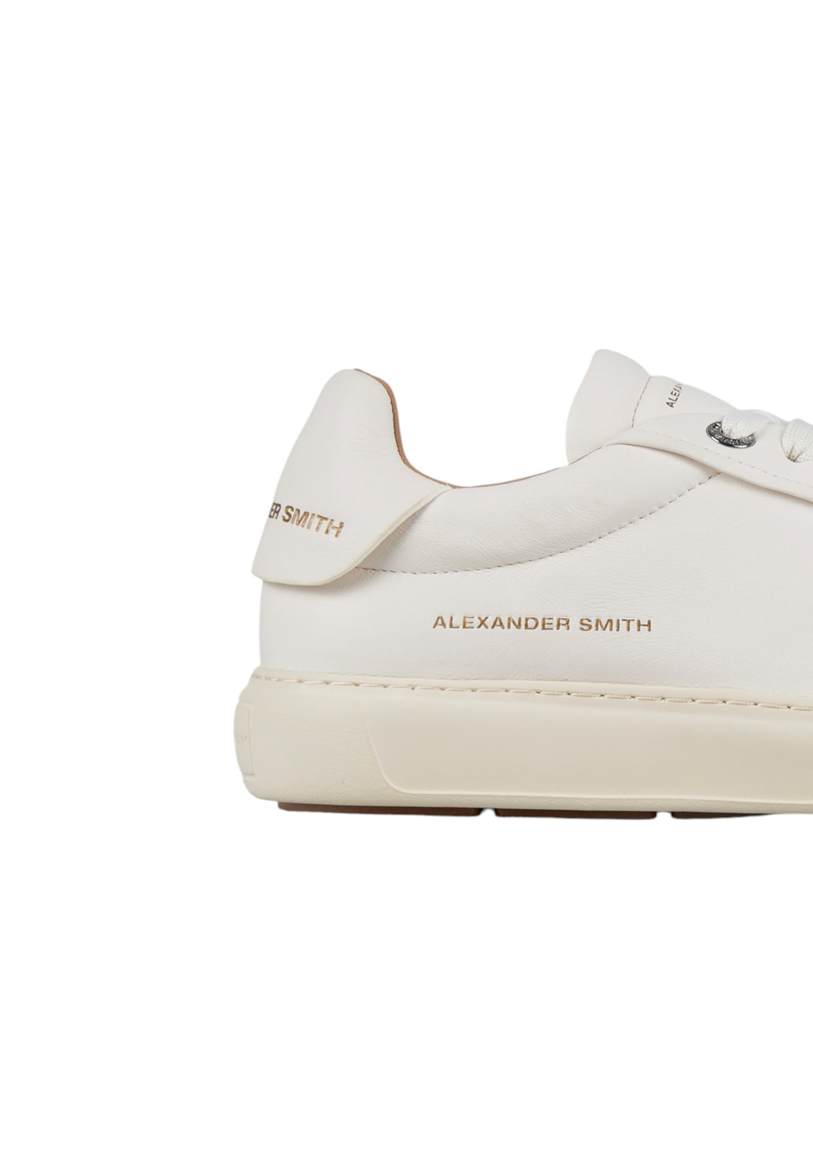 ALEXANDER SMITH asbcsom-3660-twt Alexander Smith Uomo Pelle Bianco - 3