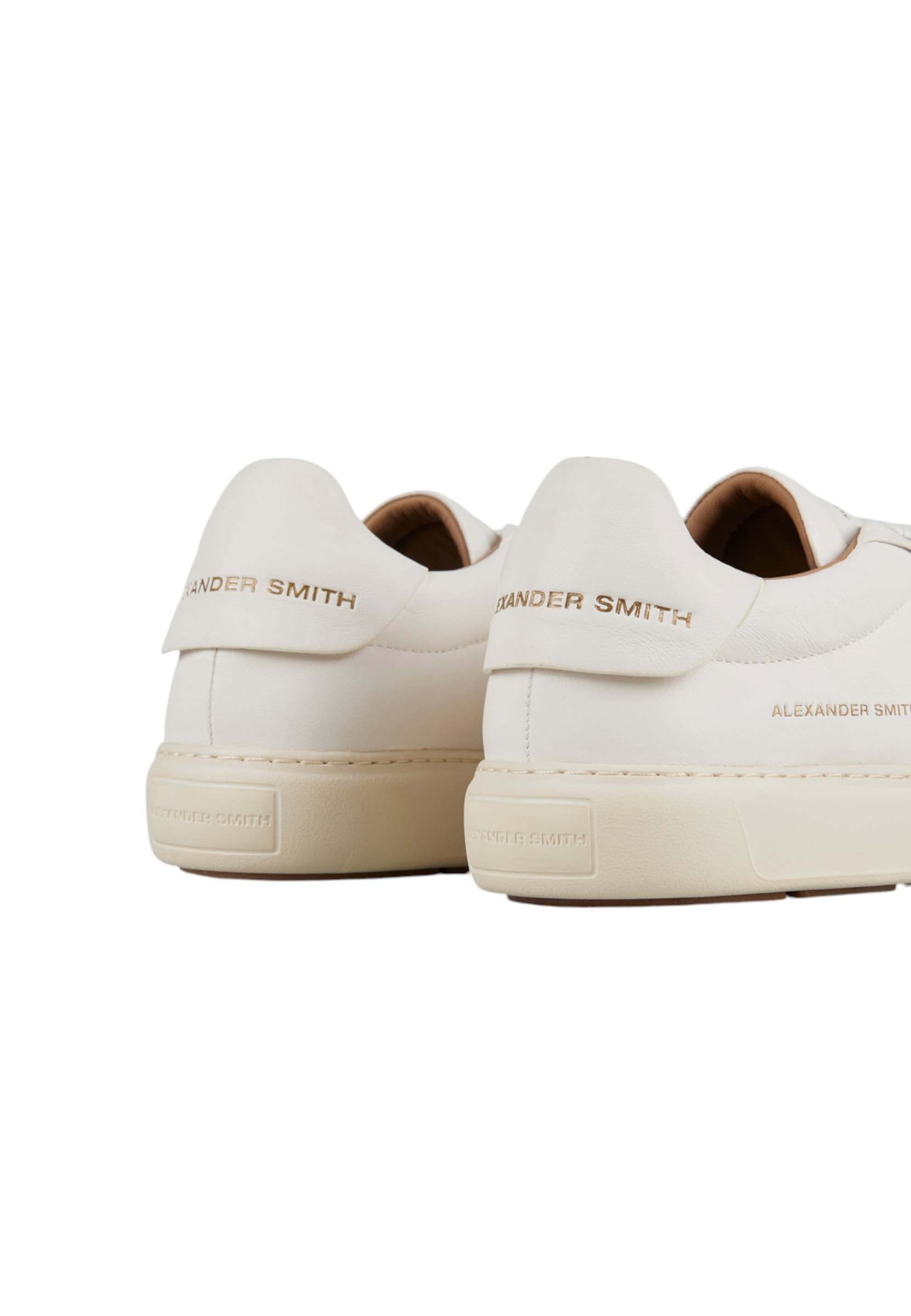 ALEXANDER SMITH asbcsom-3660-twt Alexander Smith Uomo Pelle Bianco - 4