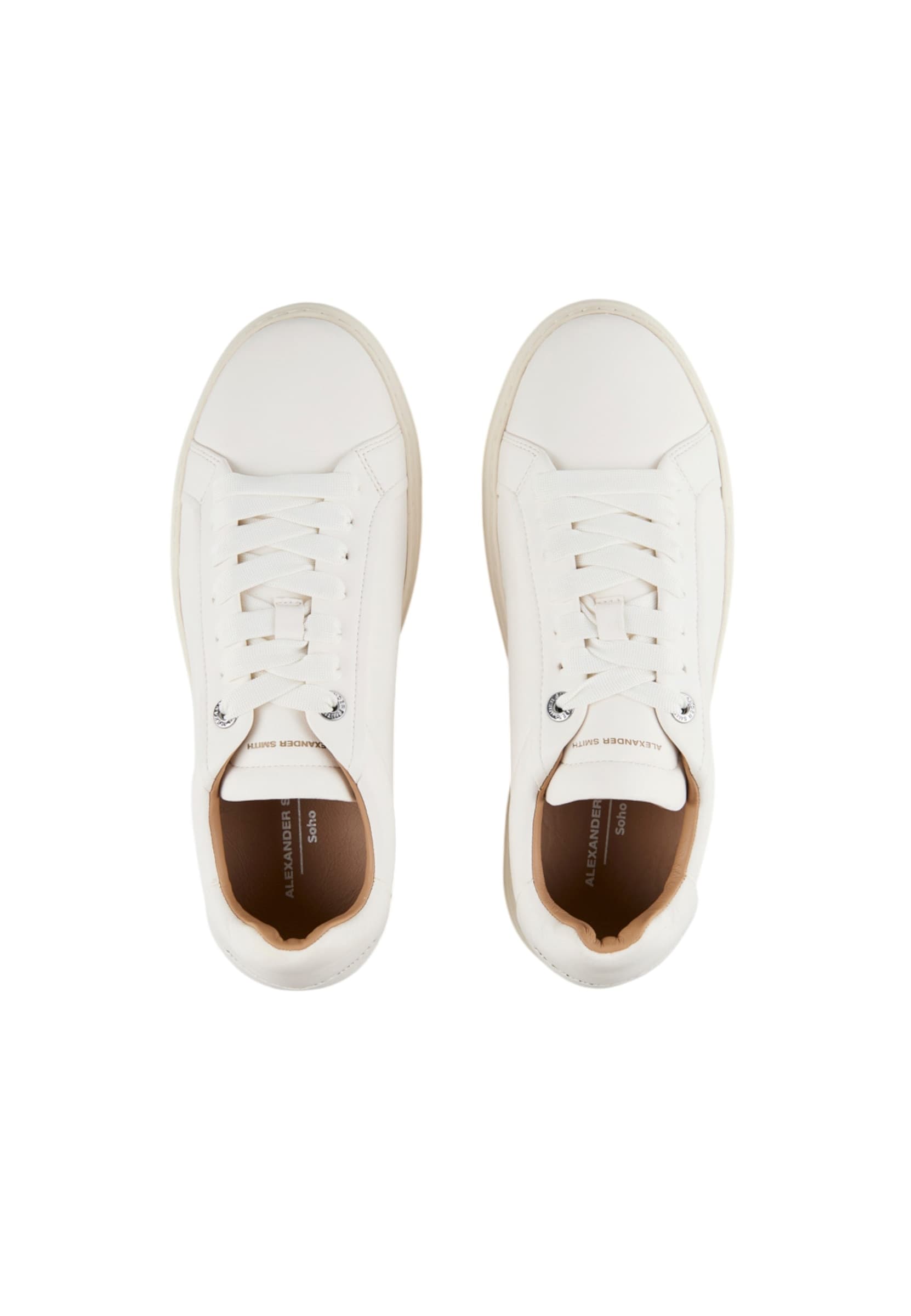ALEXANDER SMITH asbcsom-3660-twt Alexander Smith Uomo Pelle Bianco - 5