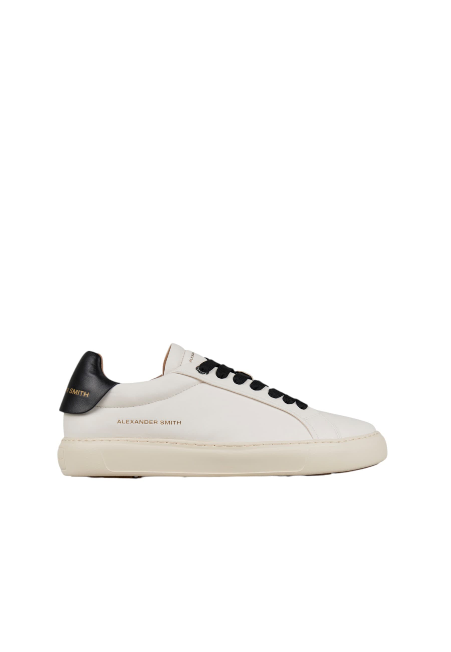 ALEXANDER SMITH asbcsom-3663-wbk Alexander Smith Uomo Pelle Bianco - 6
