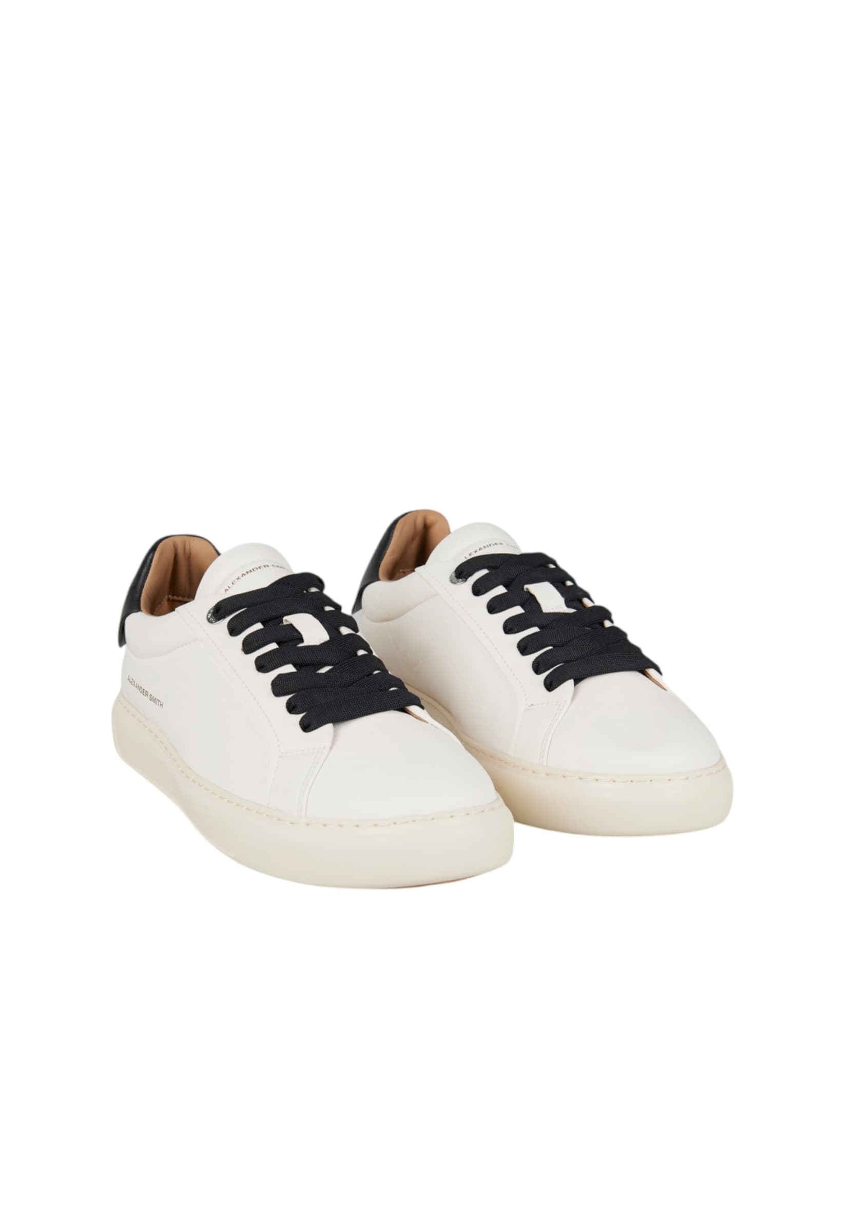 ALEXANDER SMITH asbcsom-3663-wbk Alexander Smith Uomo Pelle Bianco - 2