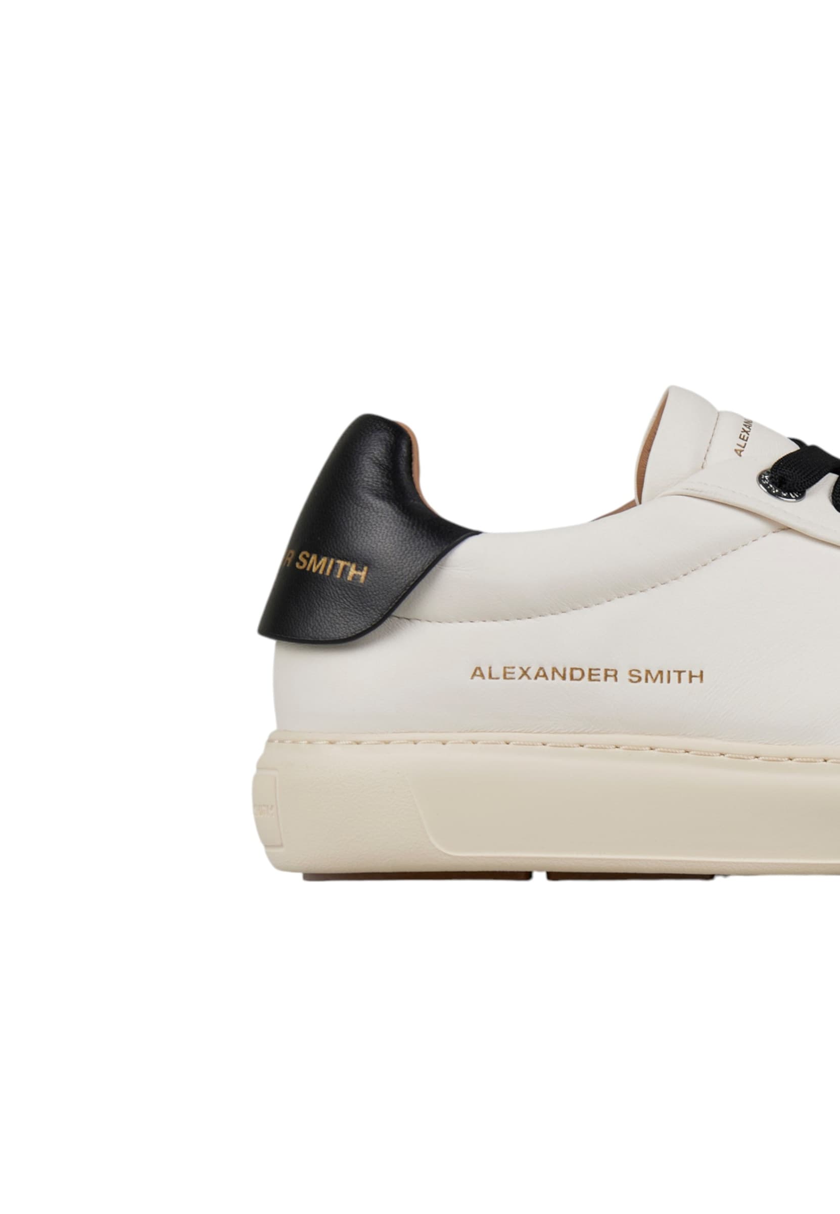 ALEXANDER SMITH asbcsom-3663-wbk Alexander Smith Uomo Pelle Bianco - 3