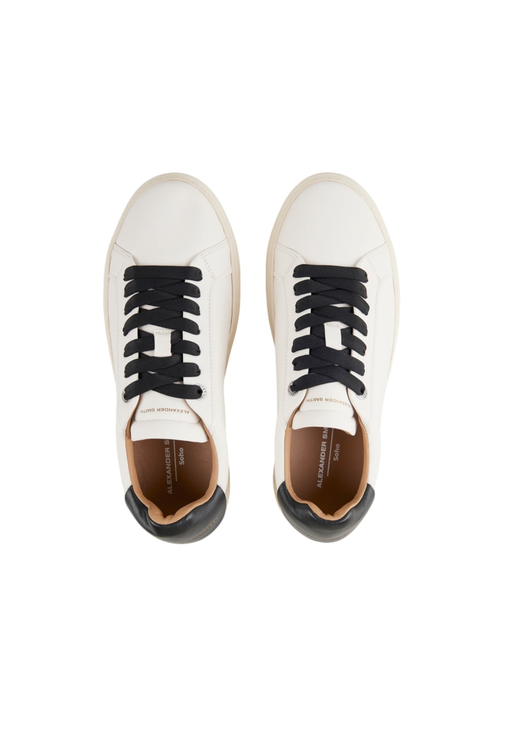 ALEXANDER SMITH asbcsom-3663-wbk Alexander Smith Uomo Pelle Bianco - 5