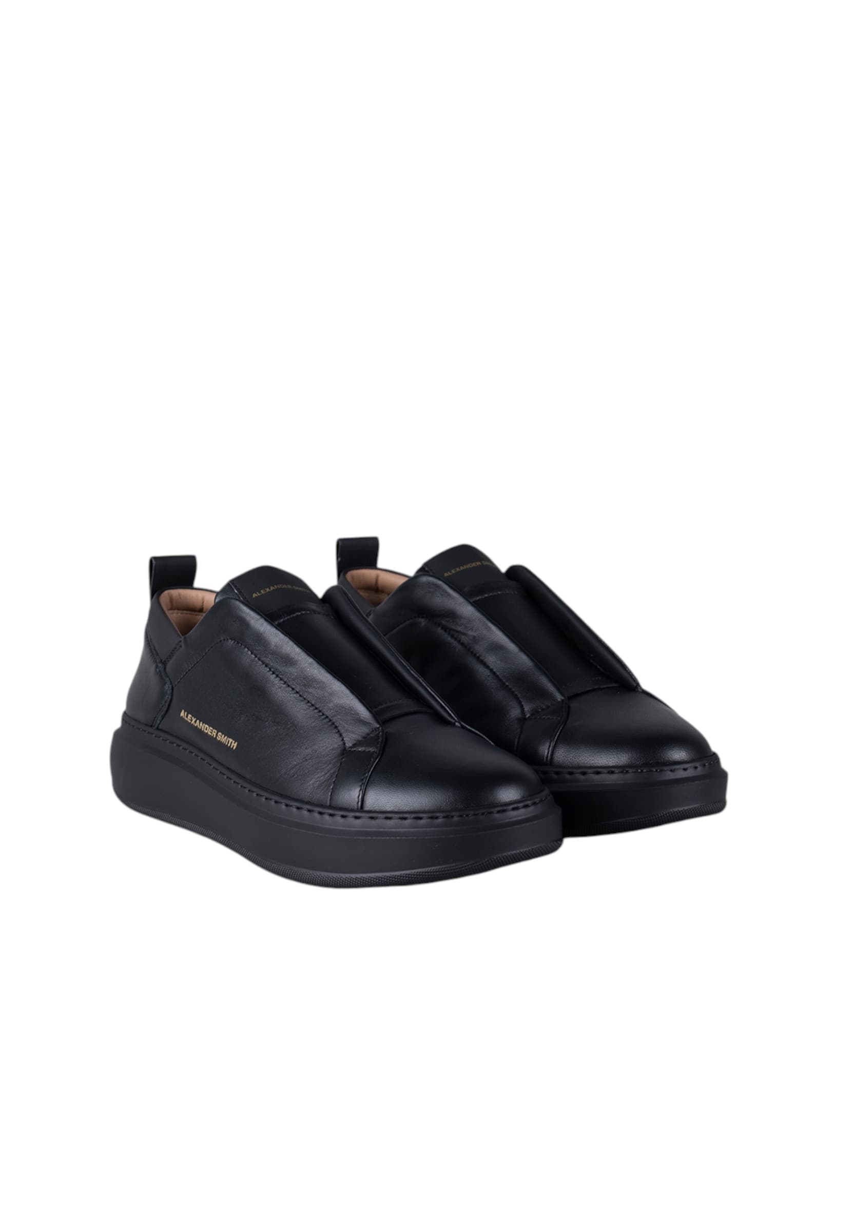 ALEXANDER SMITH asbcwlm-2383-tbk Alexander Smith Uomo Pelle Nero - 2