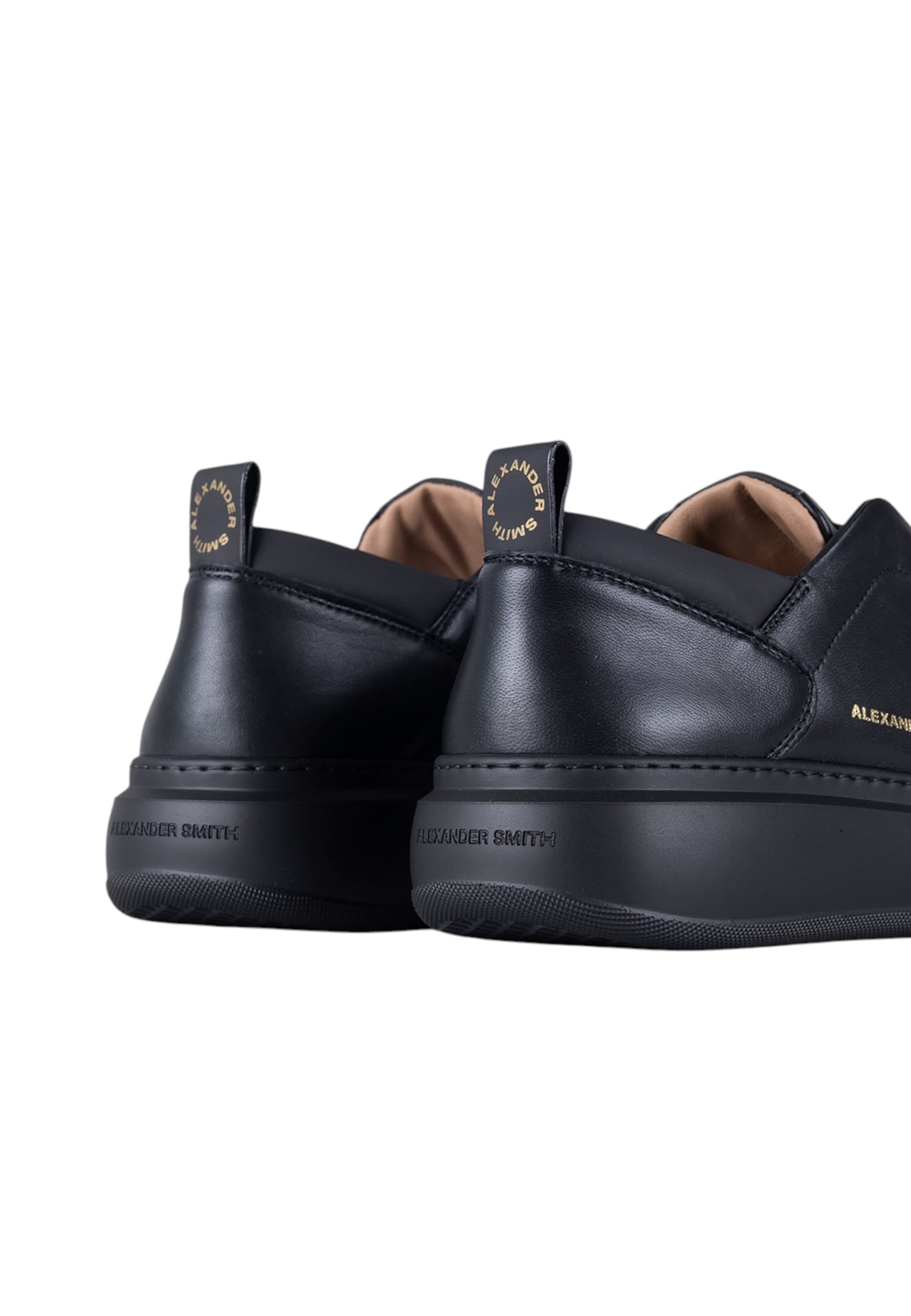 ALEXANDER SMITH asbcwlm-2383-tbk Alexander Smith Uomo Pelle Nero - 4