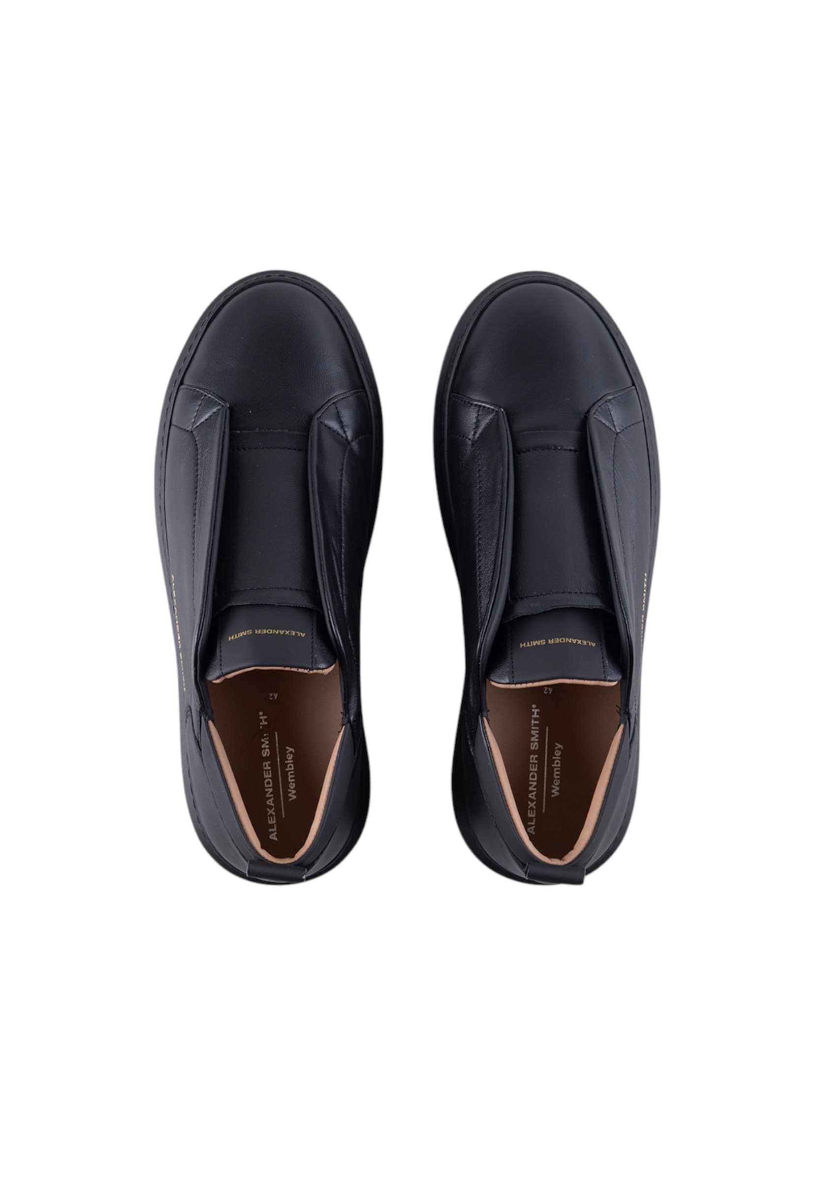 ALEXANDER SMITH asbcwlm-2383-tbk Alexander Smith Uomo Pelle Nero - 5