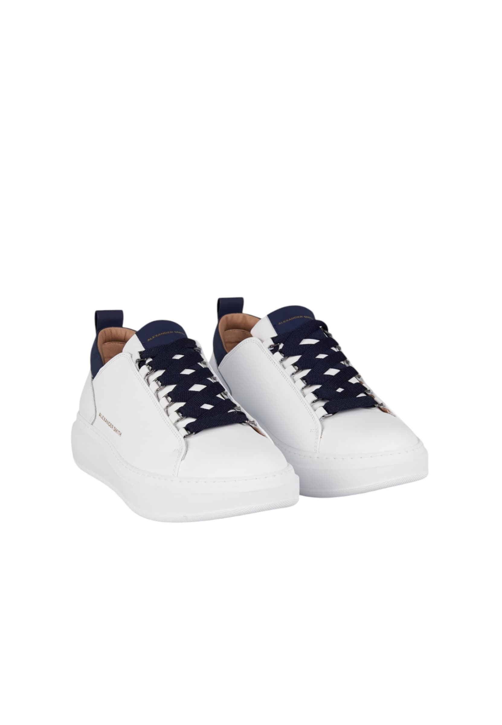 ALEXANDER SMITH asbcwym-2264-wbl Alexander Smith Uomo Pelle Blu - 2