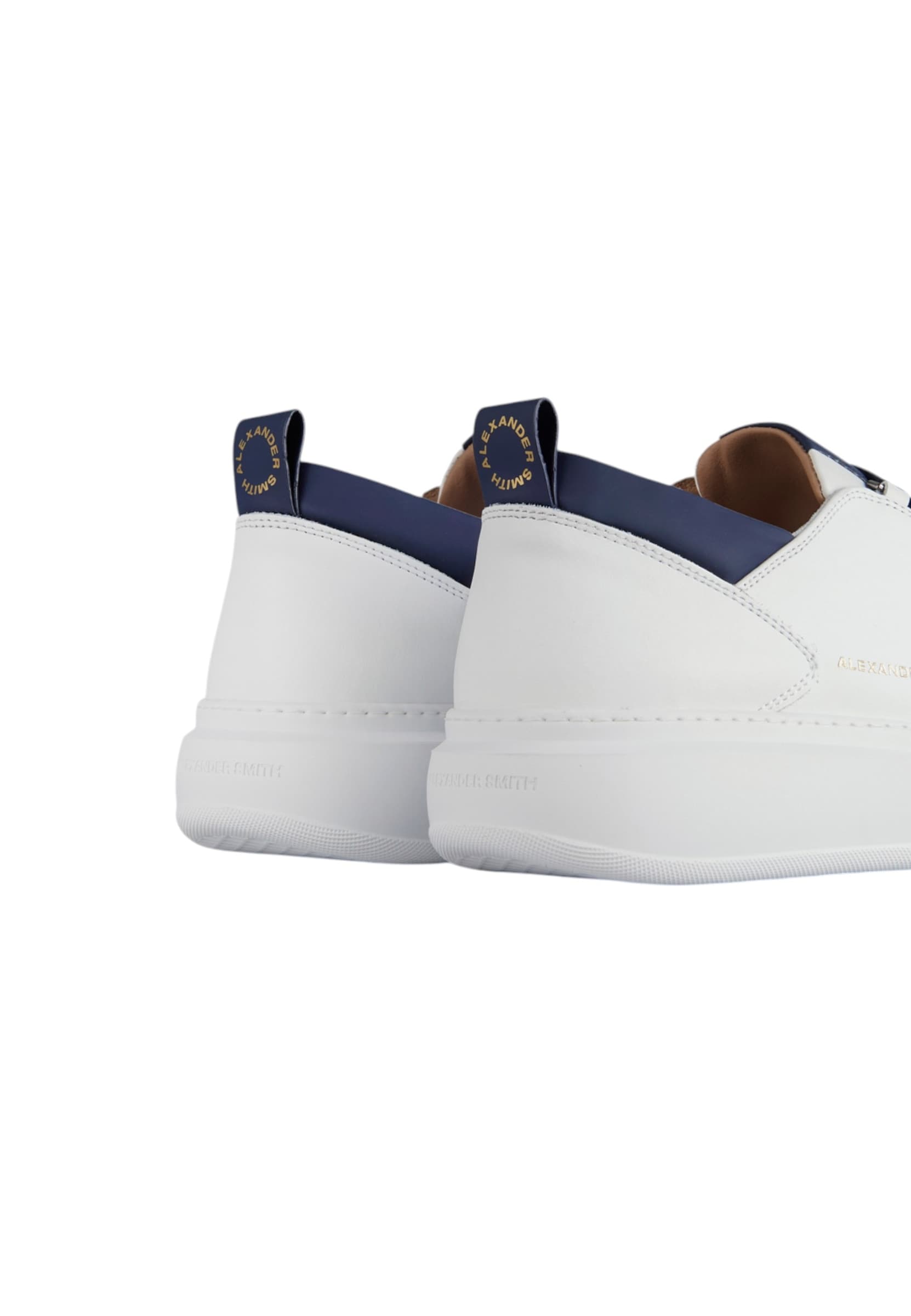 ALEXANDER SMITH asbcwym-2264-wbl Alexander Smith Uomo Pelle Blu - 4