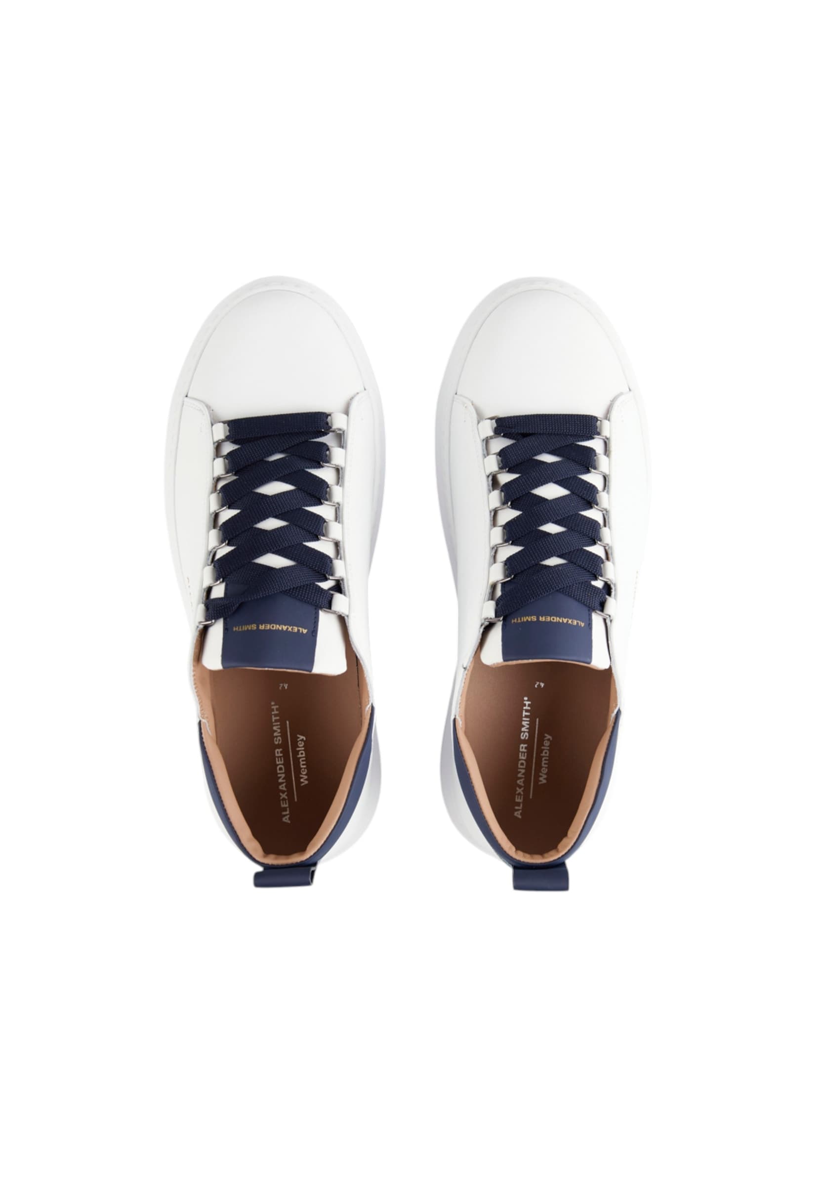 ALEXANDER SMITH asbcwym-2264-wbl Alexander Smith Uomo Pelle Blu - 5