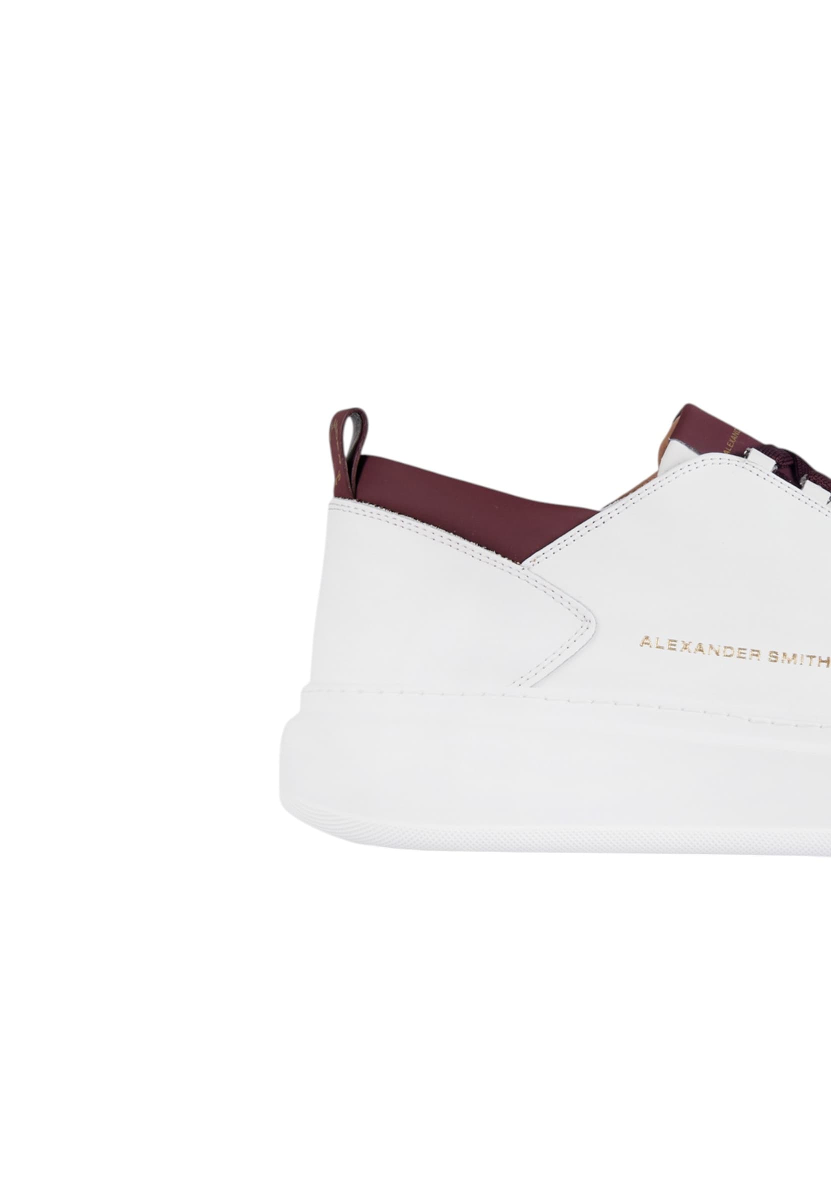 ALEXANDER SMITH asbcwym-2264-wdx Alexander Smith Uomo Pelle Bianco - 3