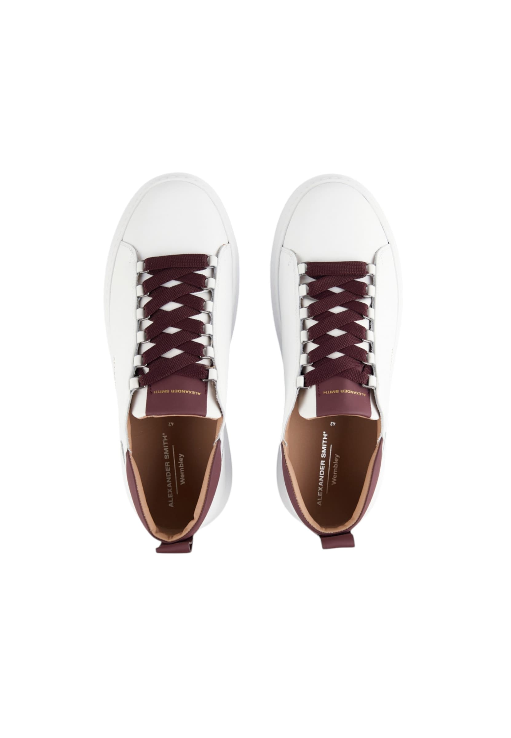 ALEXANDER SMITH asbcwym-2264-wdx Alexander Smith Uomo Pelle Bianco - 5