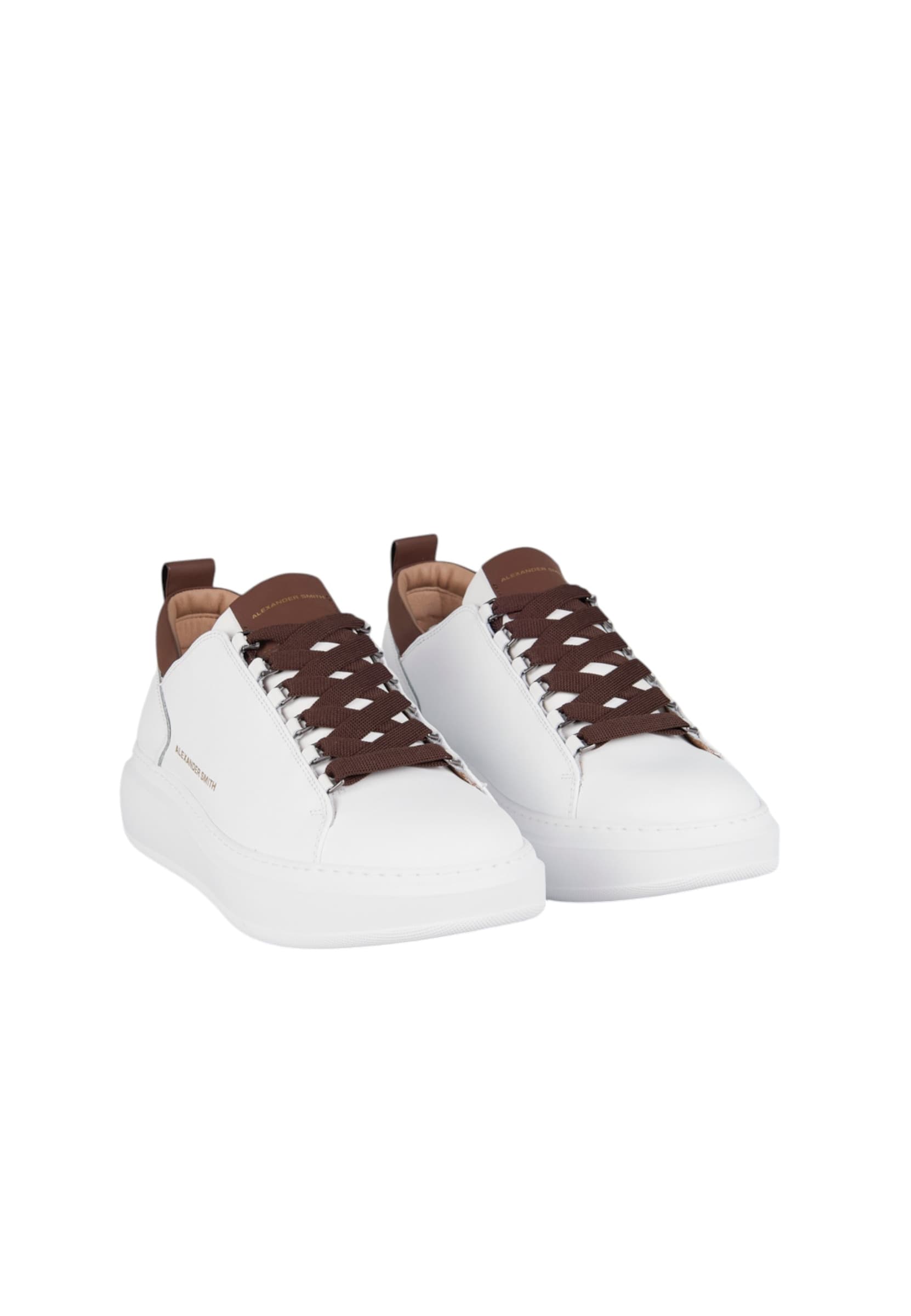 ALEXANDER SMITH asbcwym-2264-wbo Alexander Smith Uomo Pelle Bianco - 2