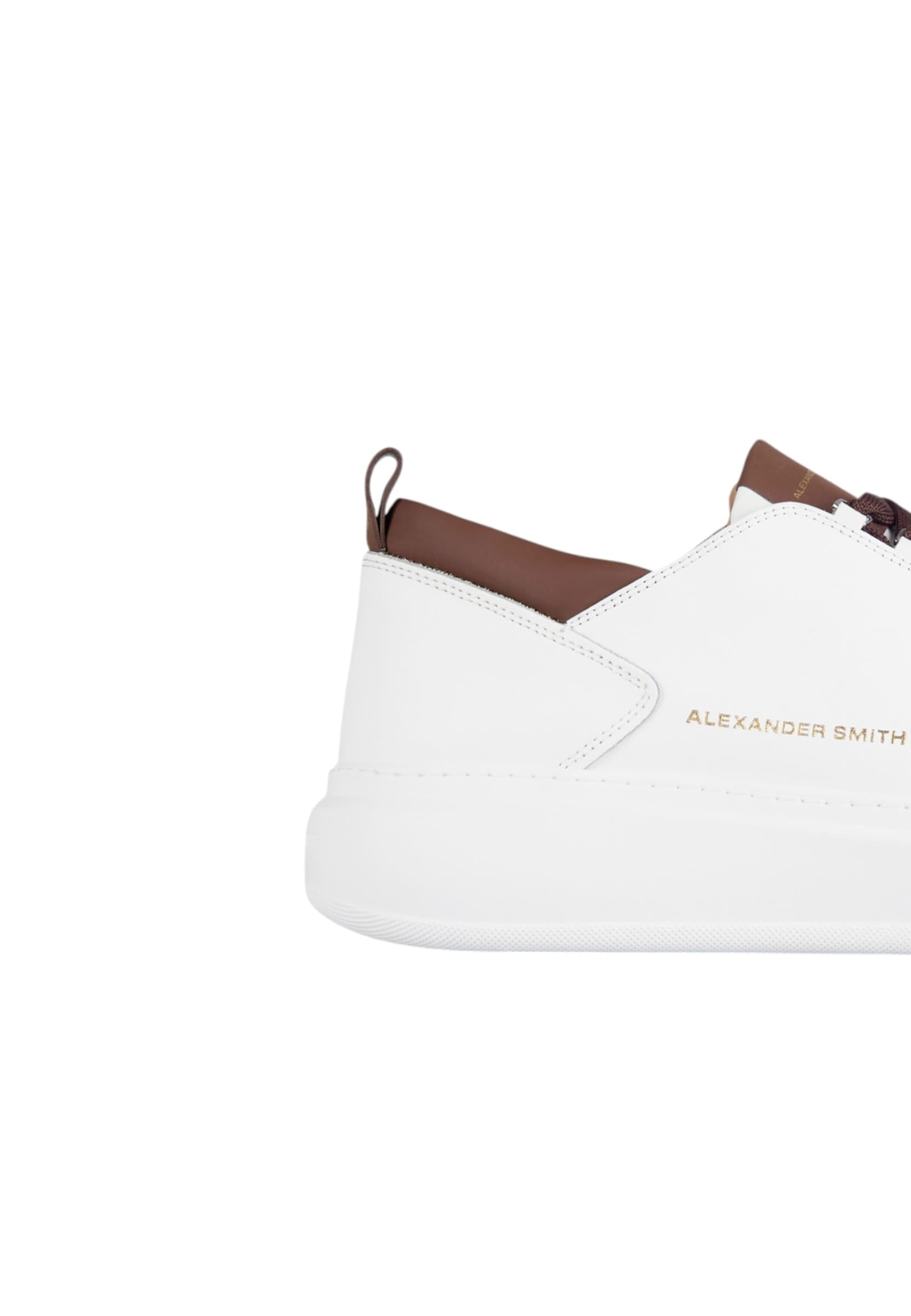ALEXANDER SMITH asbcwym-2264-wbo Alexander Smith Uomo Pelle Bianco - 3