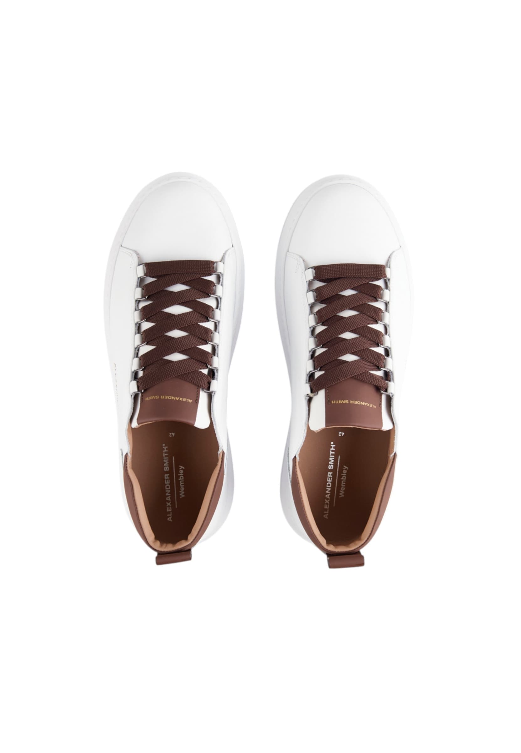ALEXANDER SMITH asbcwym-2264-wbo Alexander Smith Uomo Pelle Bianco - 5