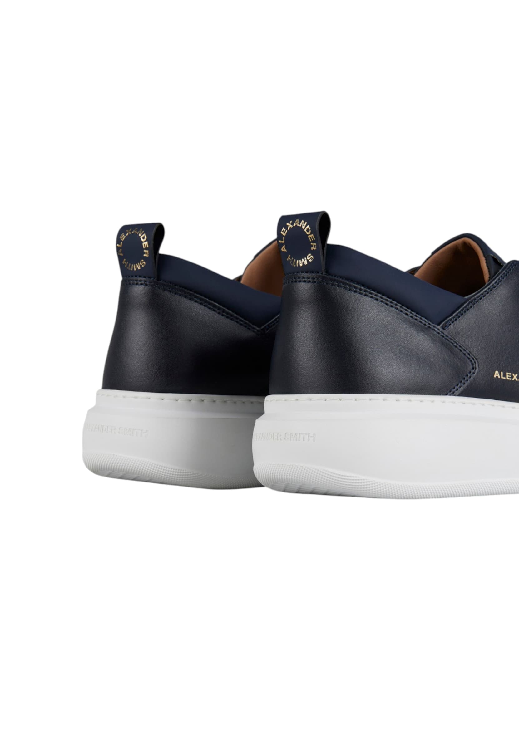 ALEXANDER SMITH asbcwym-2264-ble Alexander Smith Uomo Pelle Blu - 4