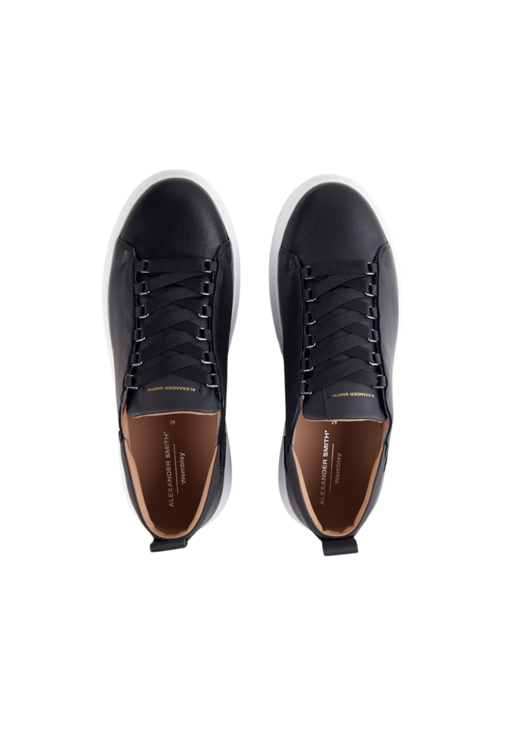 ALEXANDER SMITH asbcwym-2264-blk Alexander Smith Uomo Pelle Nero - 5