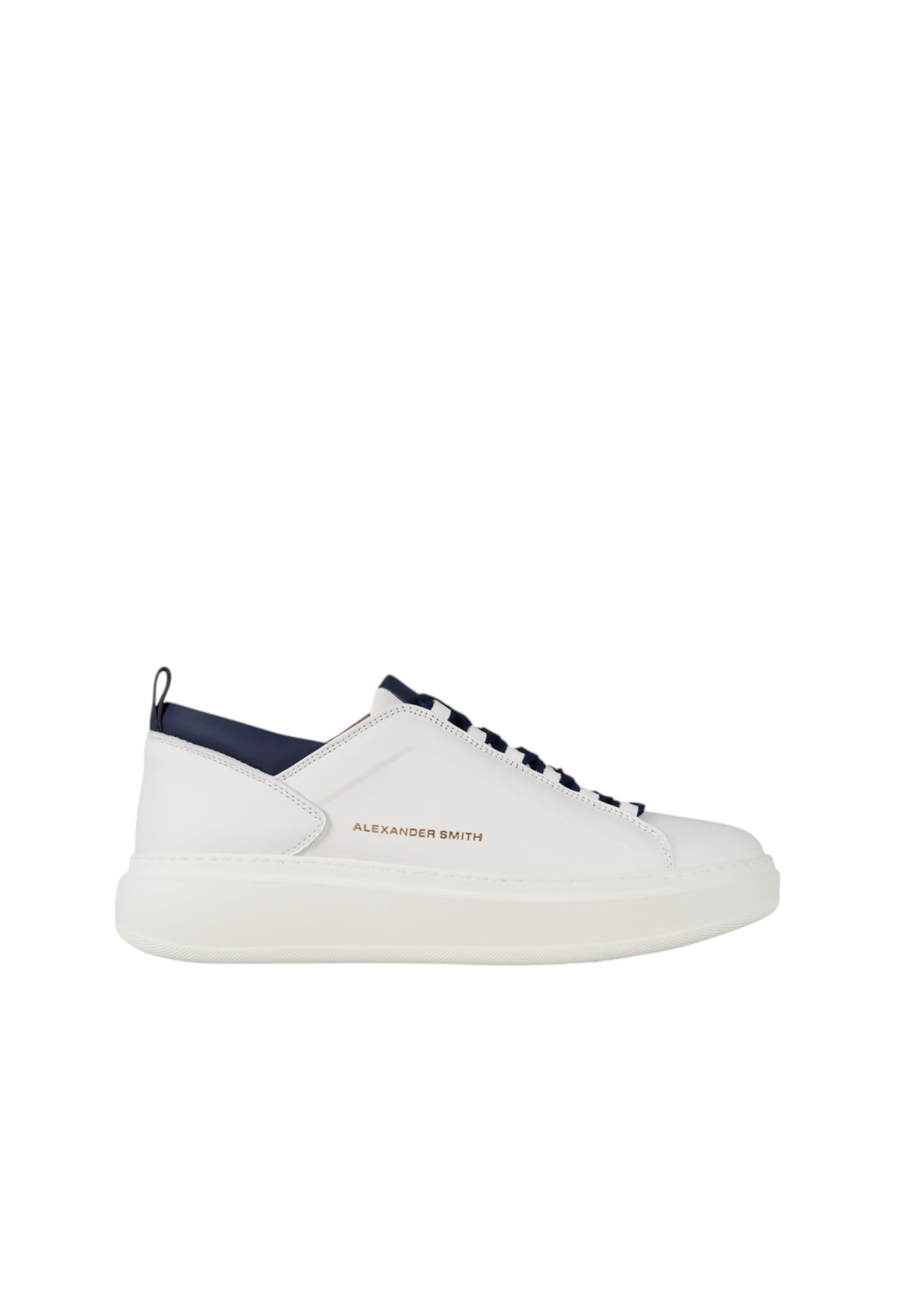 ALEXANDER SMITH asbcwym-2267-wbl Alexander Smith Uomo Pelle Bianco - 6