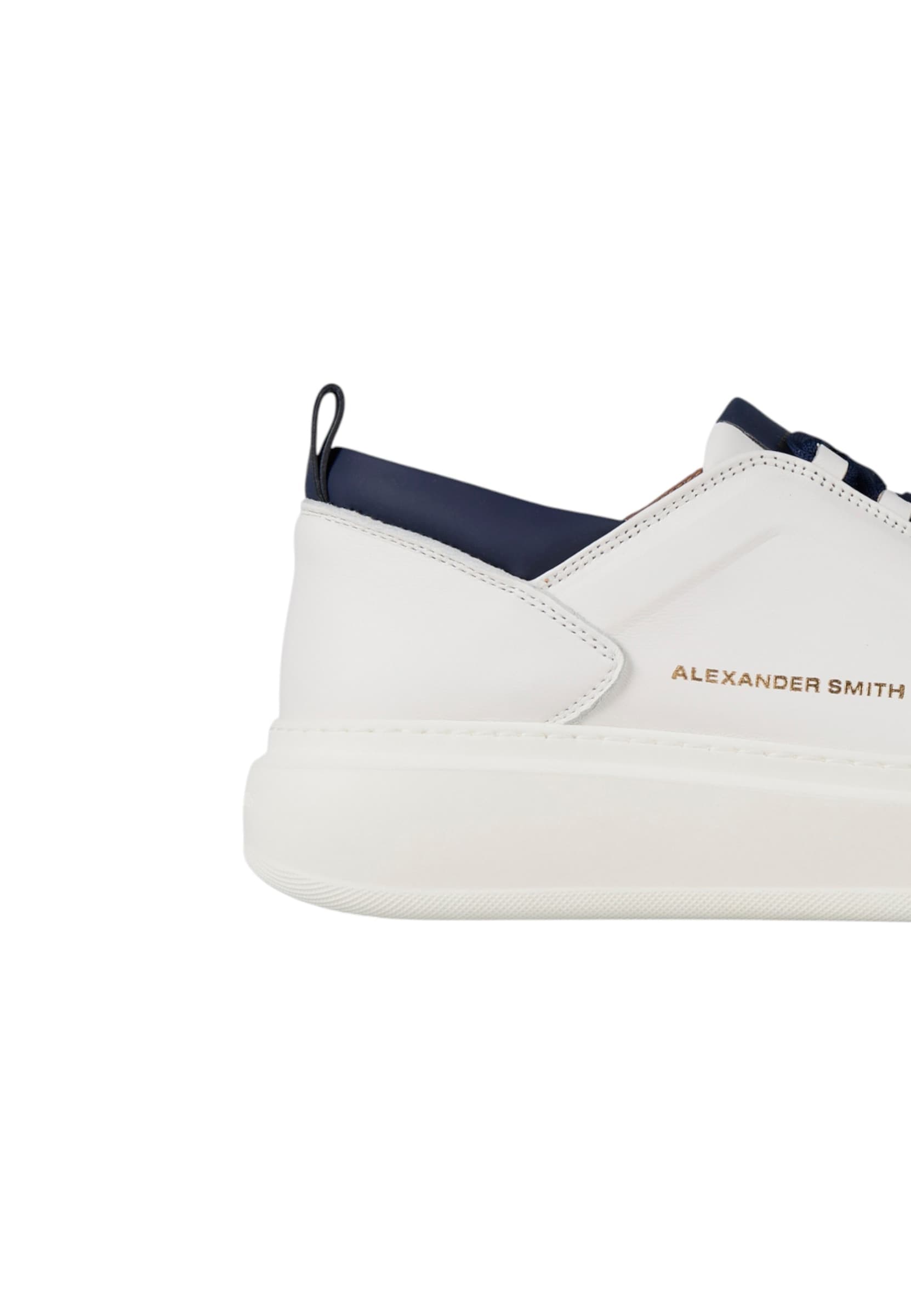 ALEXANDER SMITH asbcwym-2267-wbl Alexander Smith Uomo Pelle Bianco - 3