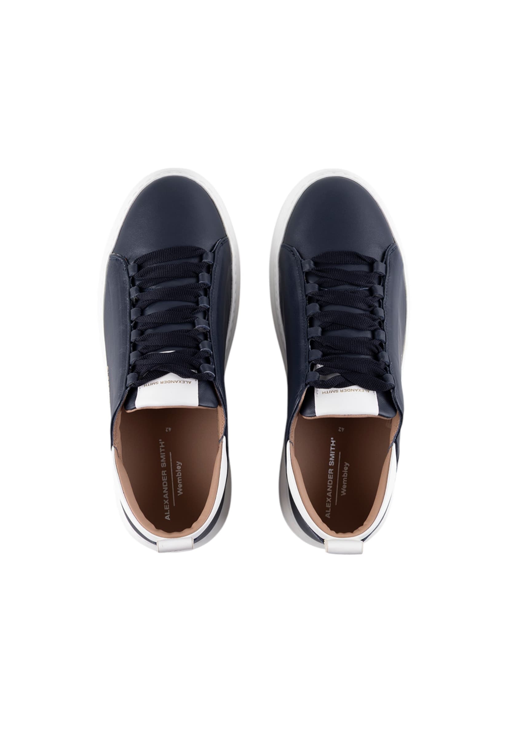 ALEXANDER SMITH asbcwym-2267-lwt Alexander Smith Uomo Pelle Blu - 5