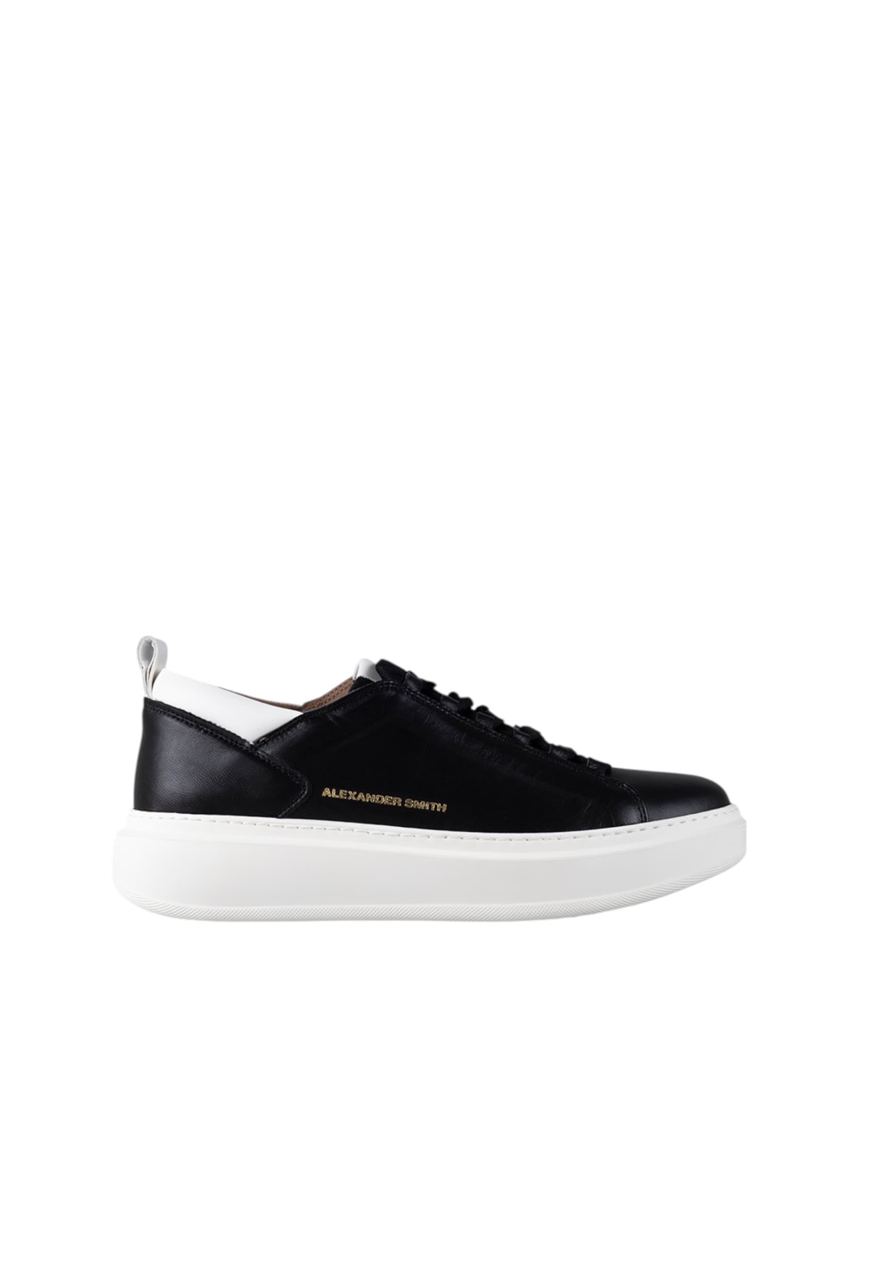ALEXANDER SMITH asbcwym-2267-bwt Alexander Smith Uomo Pelle Nero - 6