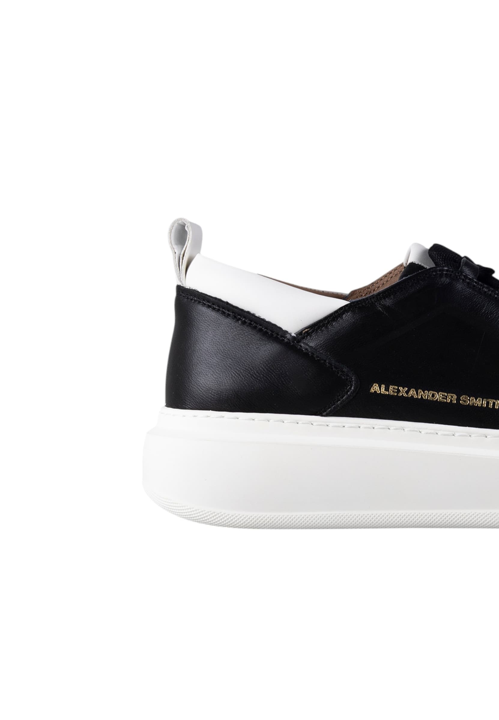 ALEXANDER SMITH asbcwym-2267-bwt Alexander Smith Uomo Pelle Nero - 3