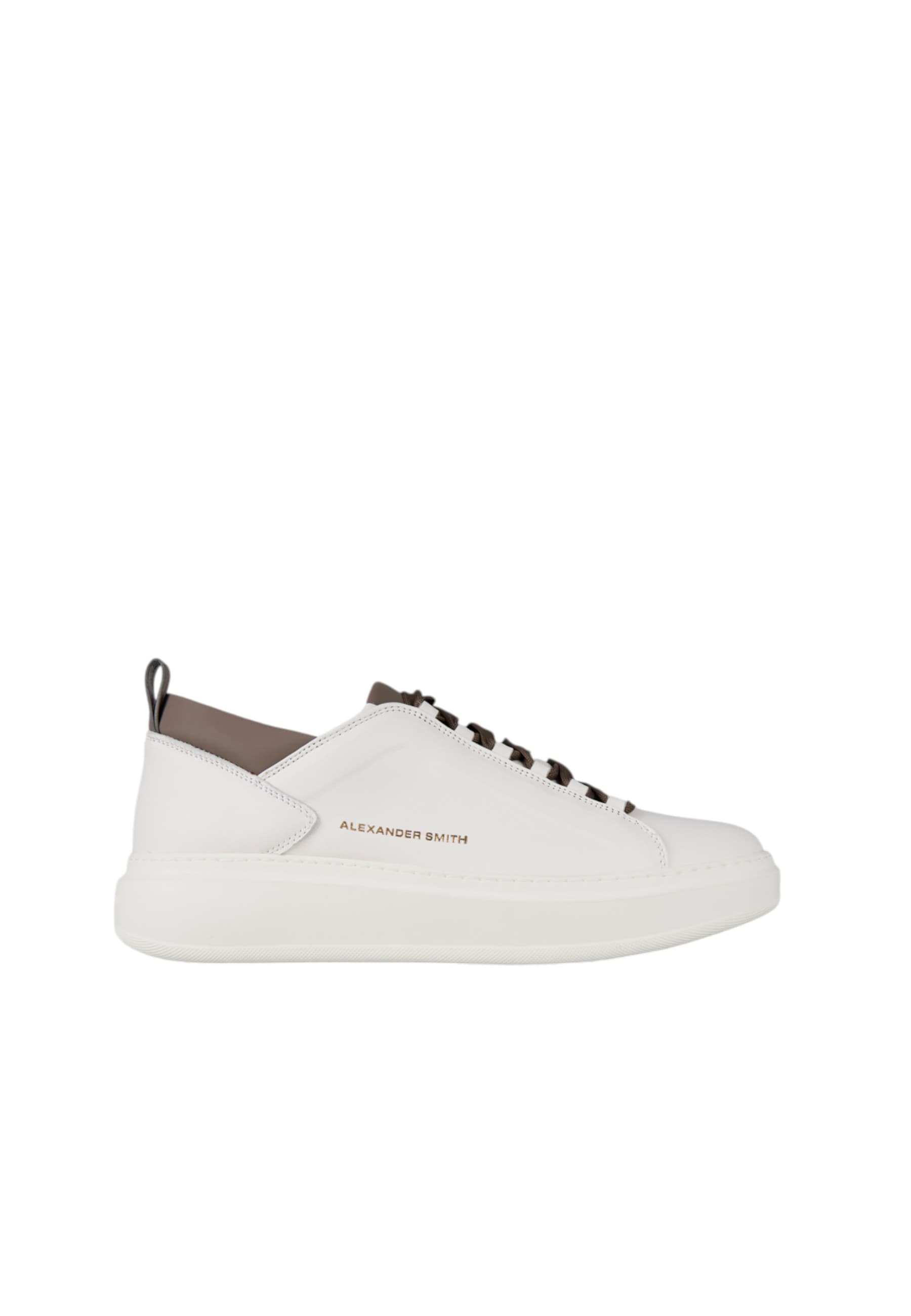 ALEXANDER SMITH asbcwym-2267-wbo Alexander Smith Uomo Pelle Bianco - 6