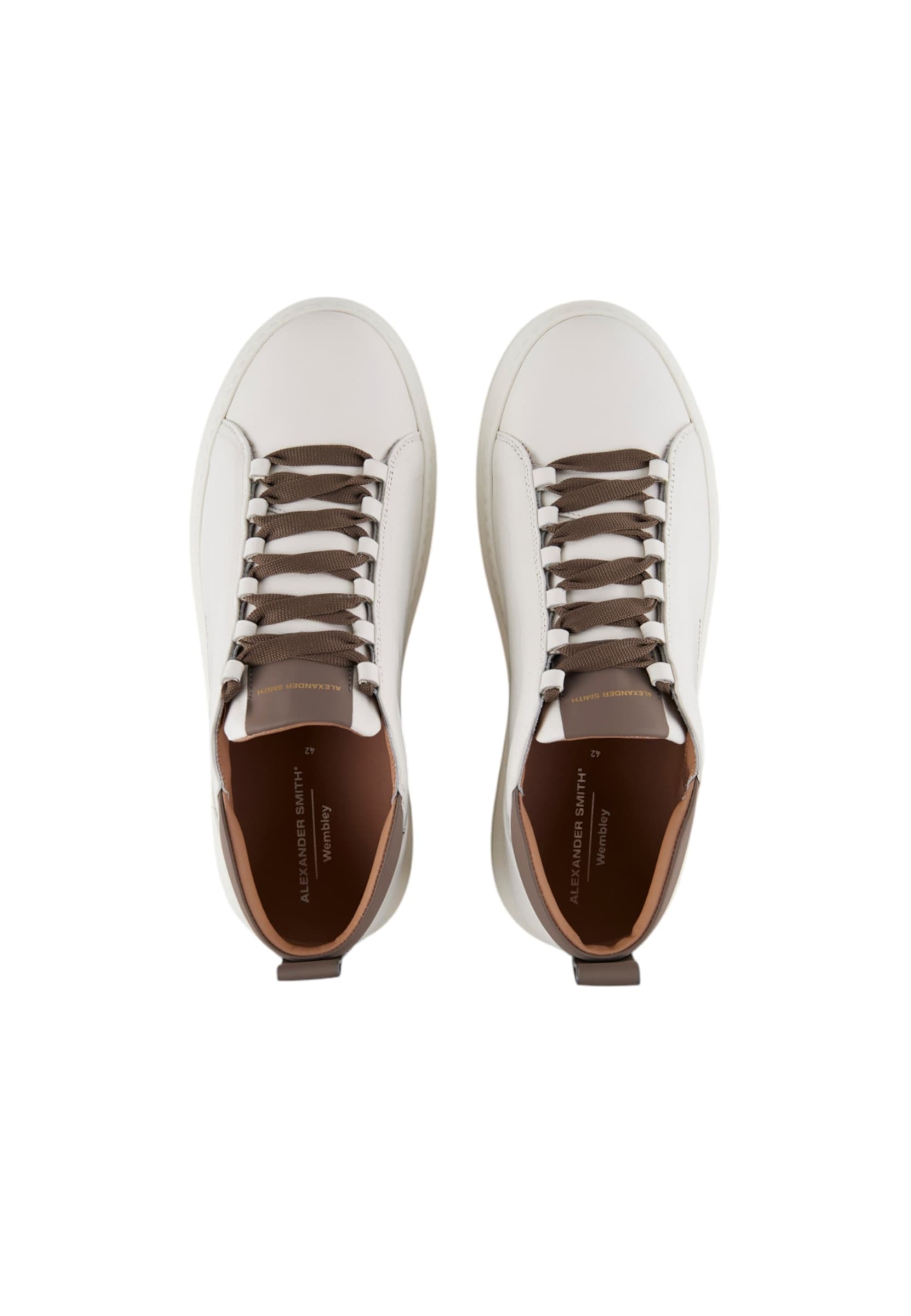 ALEXANDER SMITH asbcwym-2267-wbo Alexander Smith Uomo Pelle Bianco - 5