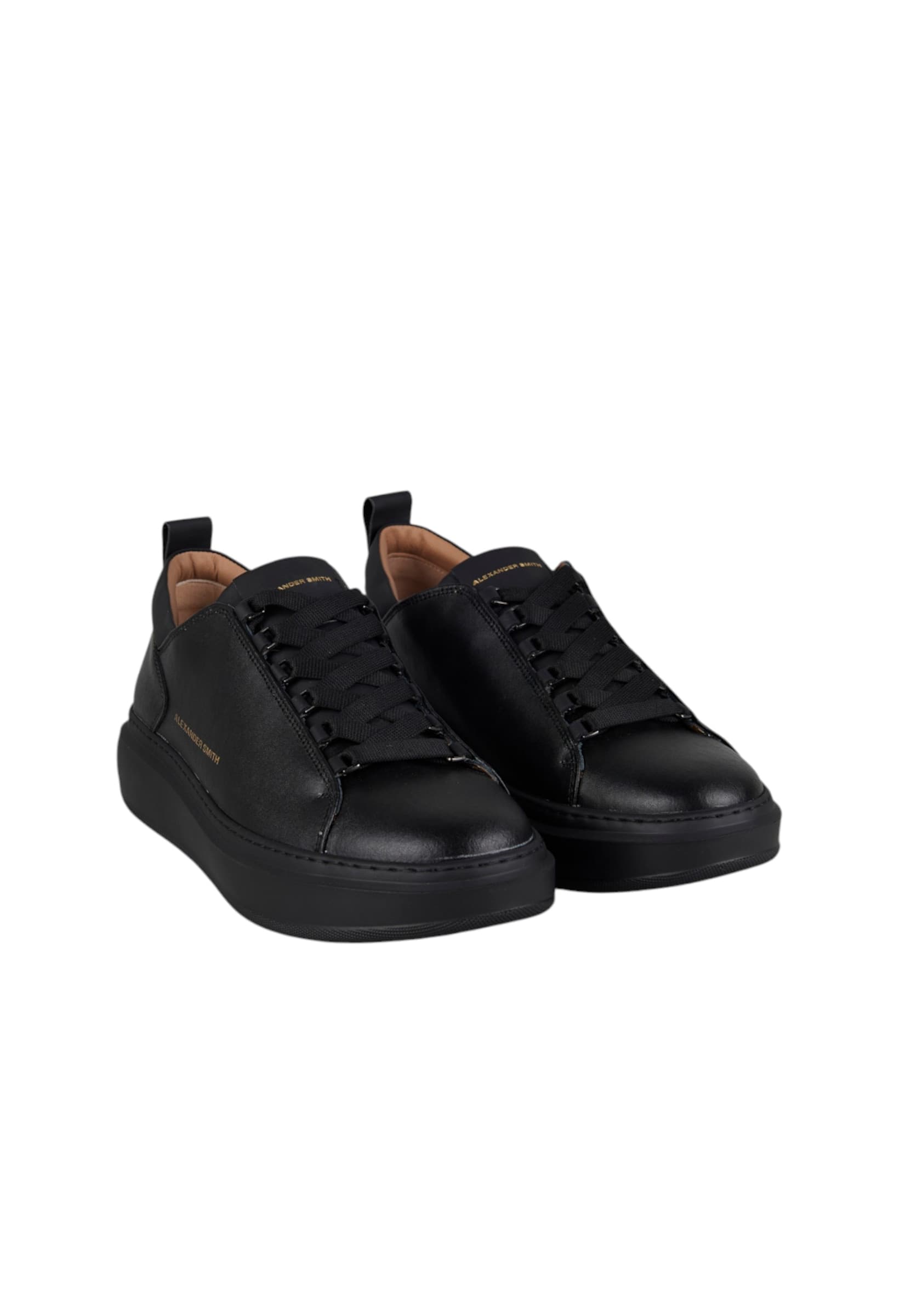 ALEXANDER SMITH asbcwym-2263-tbk Alexander Smith Uomo Pelle Nero - 3