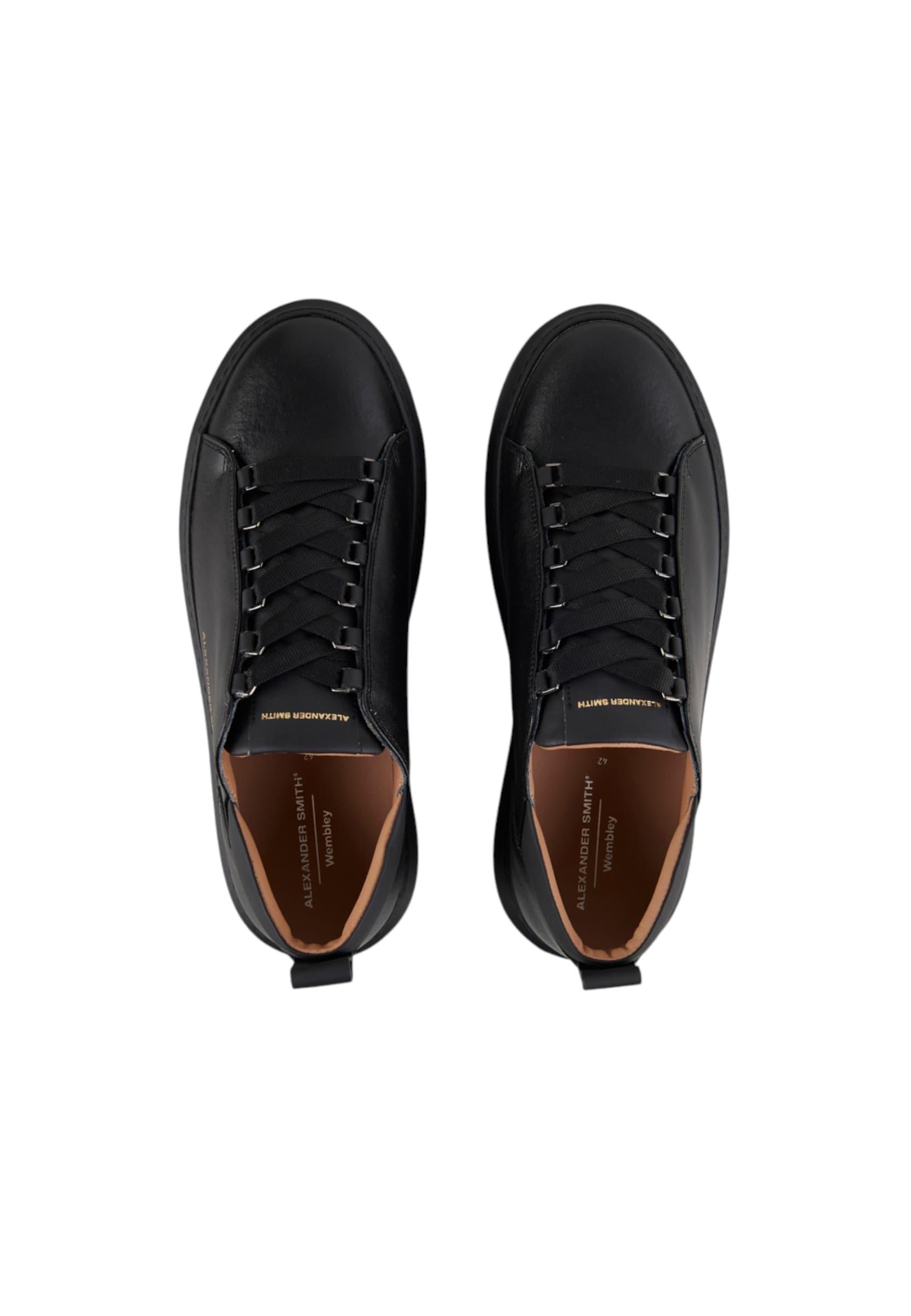ALEXANDER SMITH asbcwym-2263-tbk Alexander Smith Uomo Pelle Nero - 5