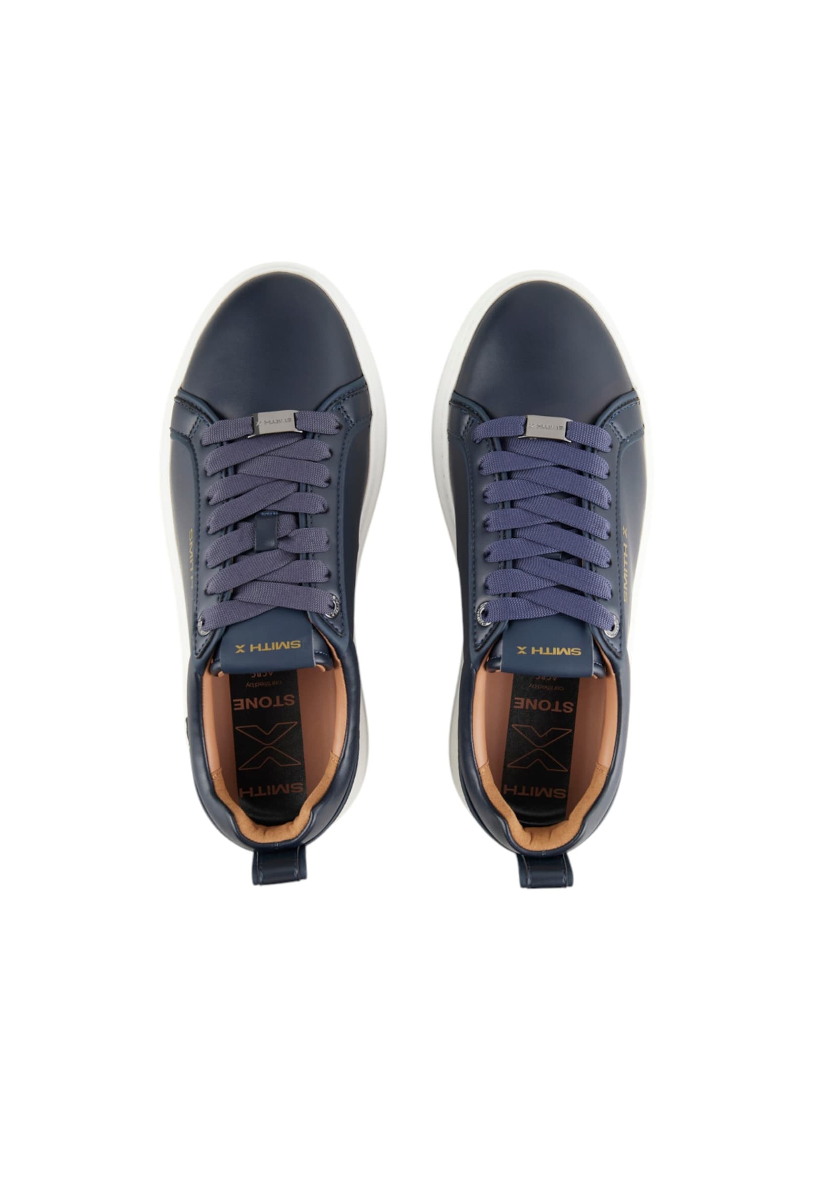 ALEXANDER SMITH sxbcstm-7012-ble Alexander Smith Uomo Pelle Blu - 5