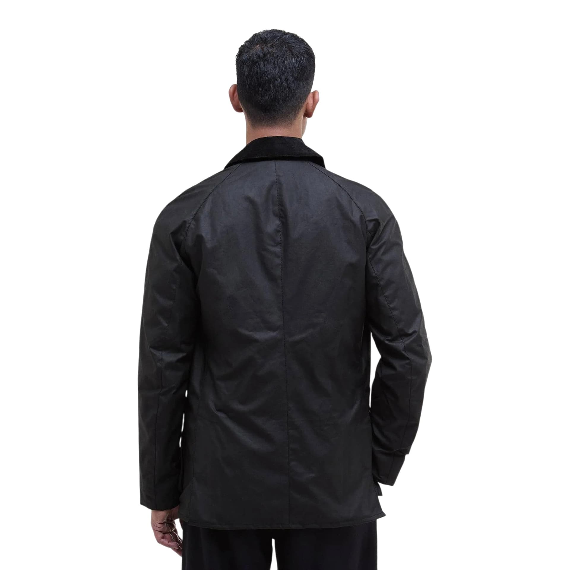 BARBOUR giacca barbour ashby wax jacket - black - 4
