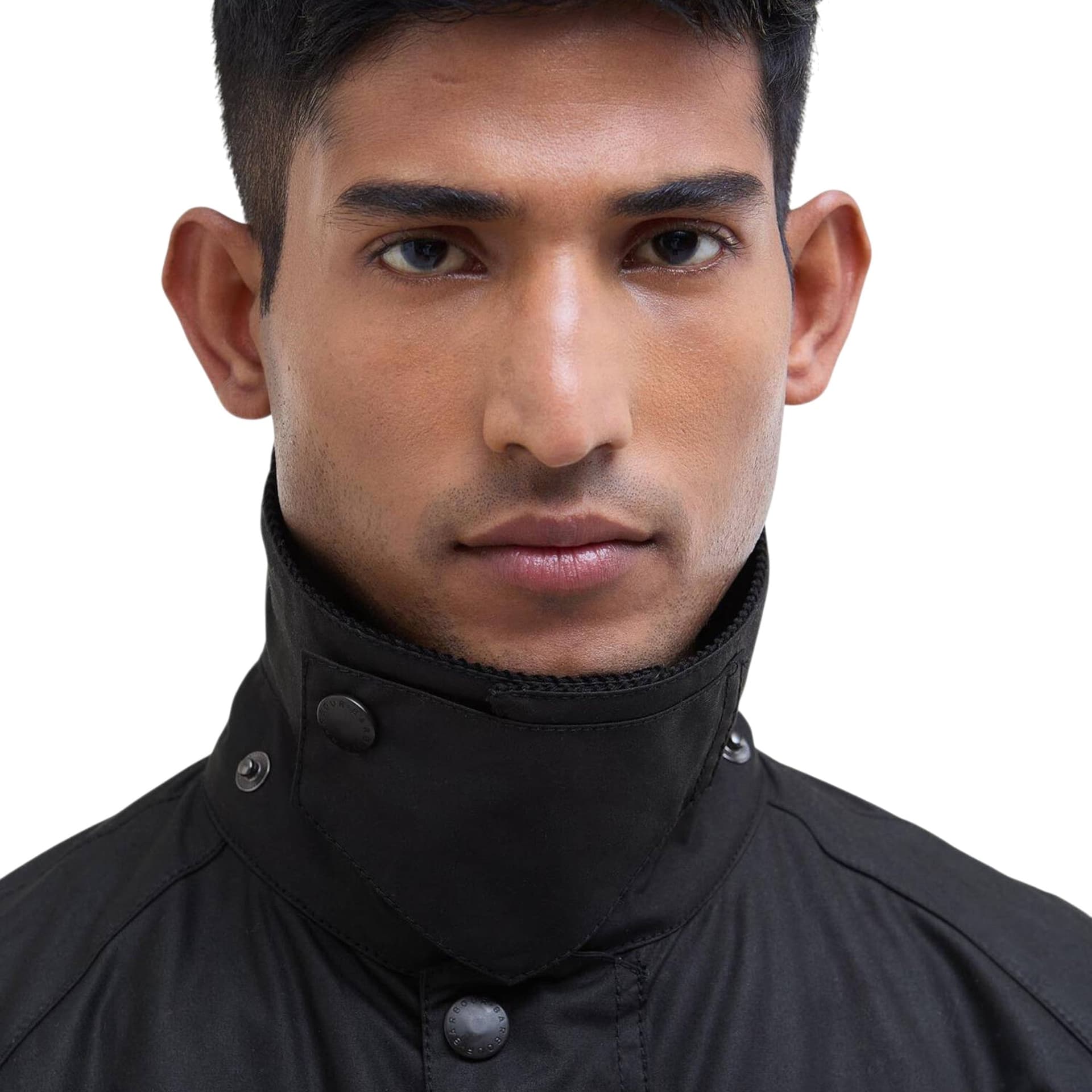 BARBOUR giacca barbour ashby wax jacket - black - 5