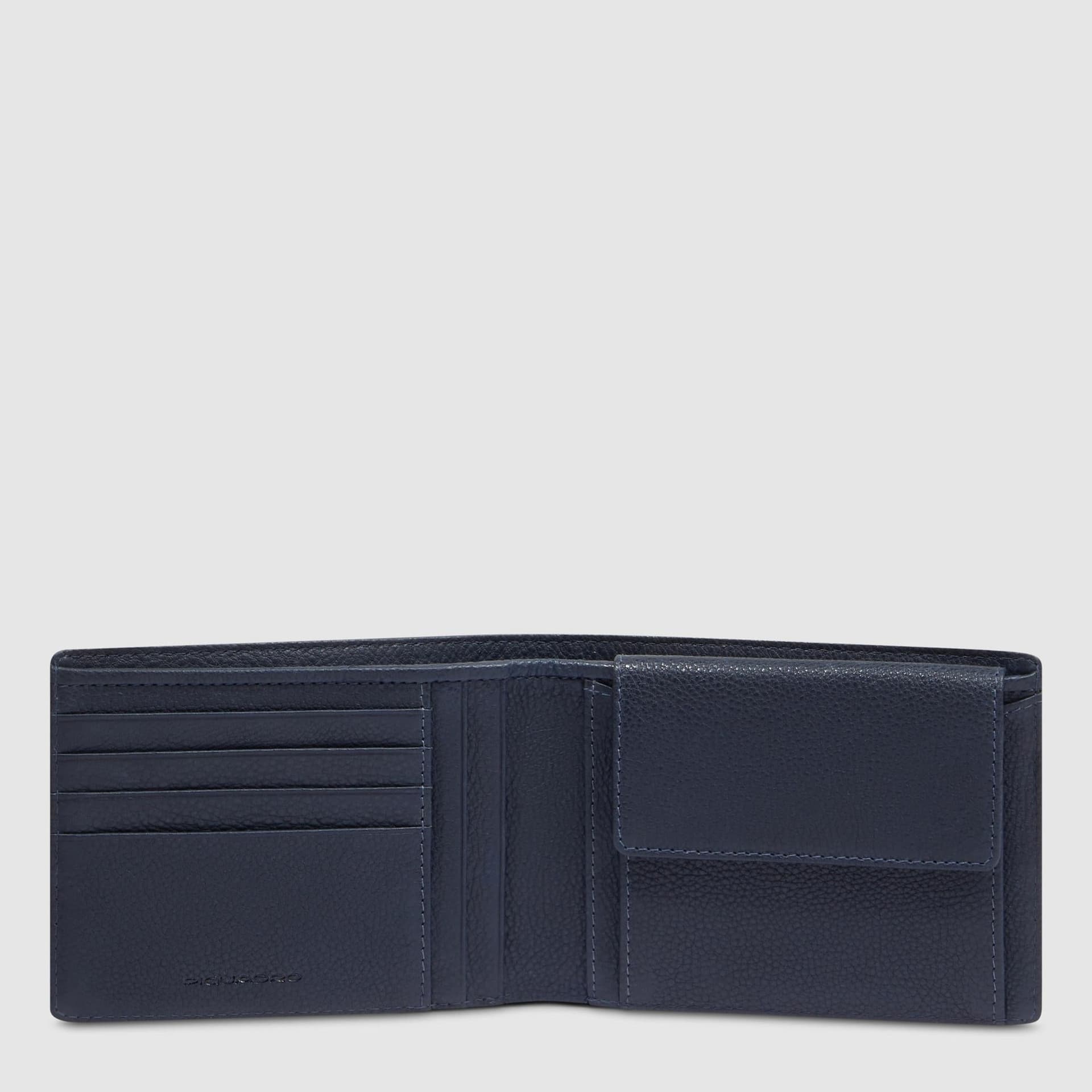 PIQUADRO Portafoglio con portamonete Adulto unisex piquadro PU257W138R-TM Marrone - 8