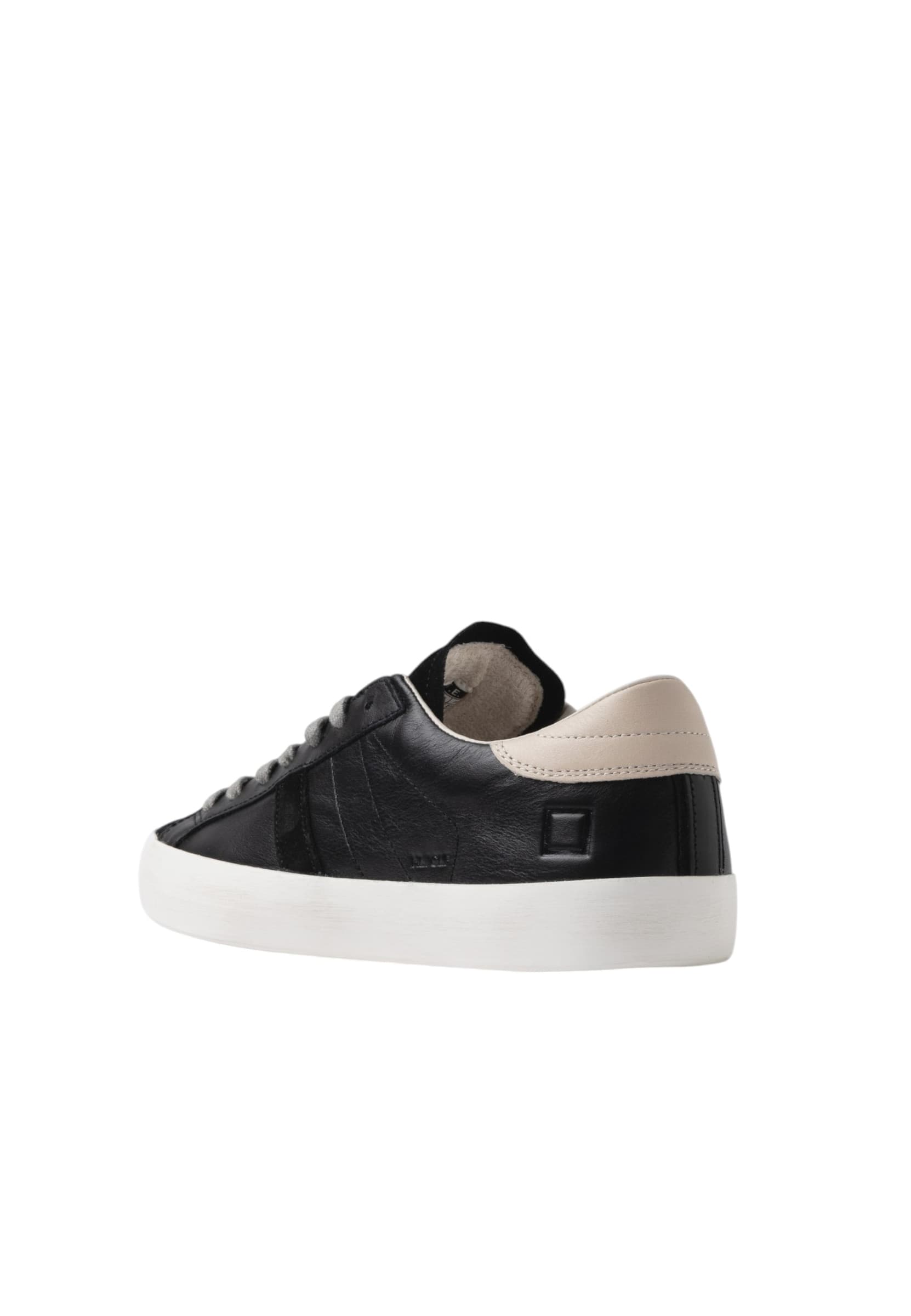 D.A.T.E. m431-hl-ca-bk DATE Uomo Pelle Nero - 4